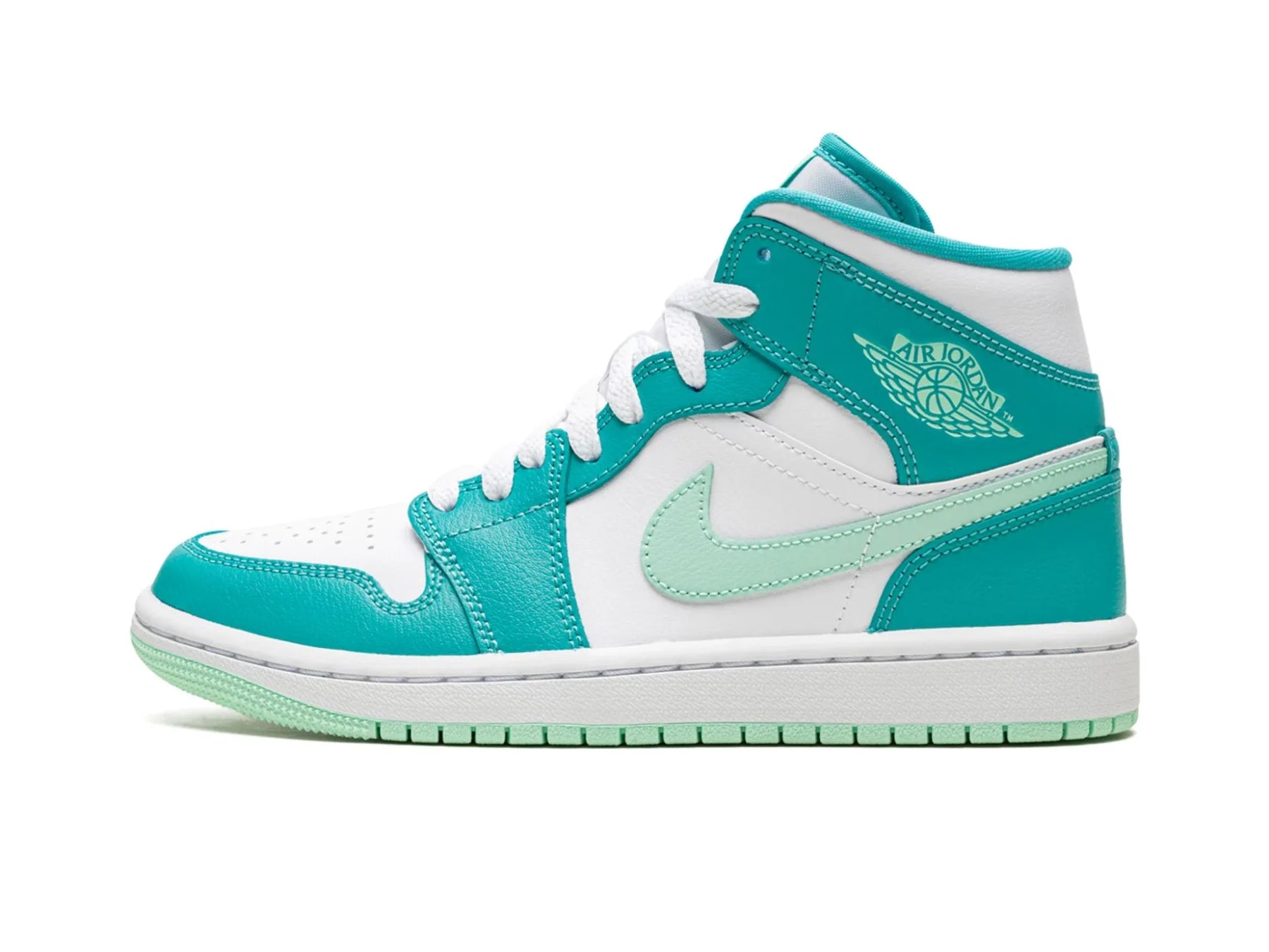 Nike Air Jordan 1 Mid "Washed Teal" - street-bill.dk