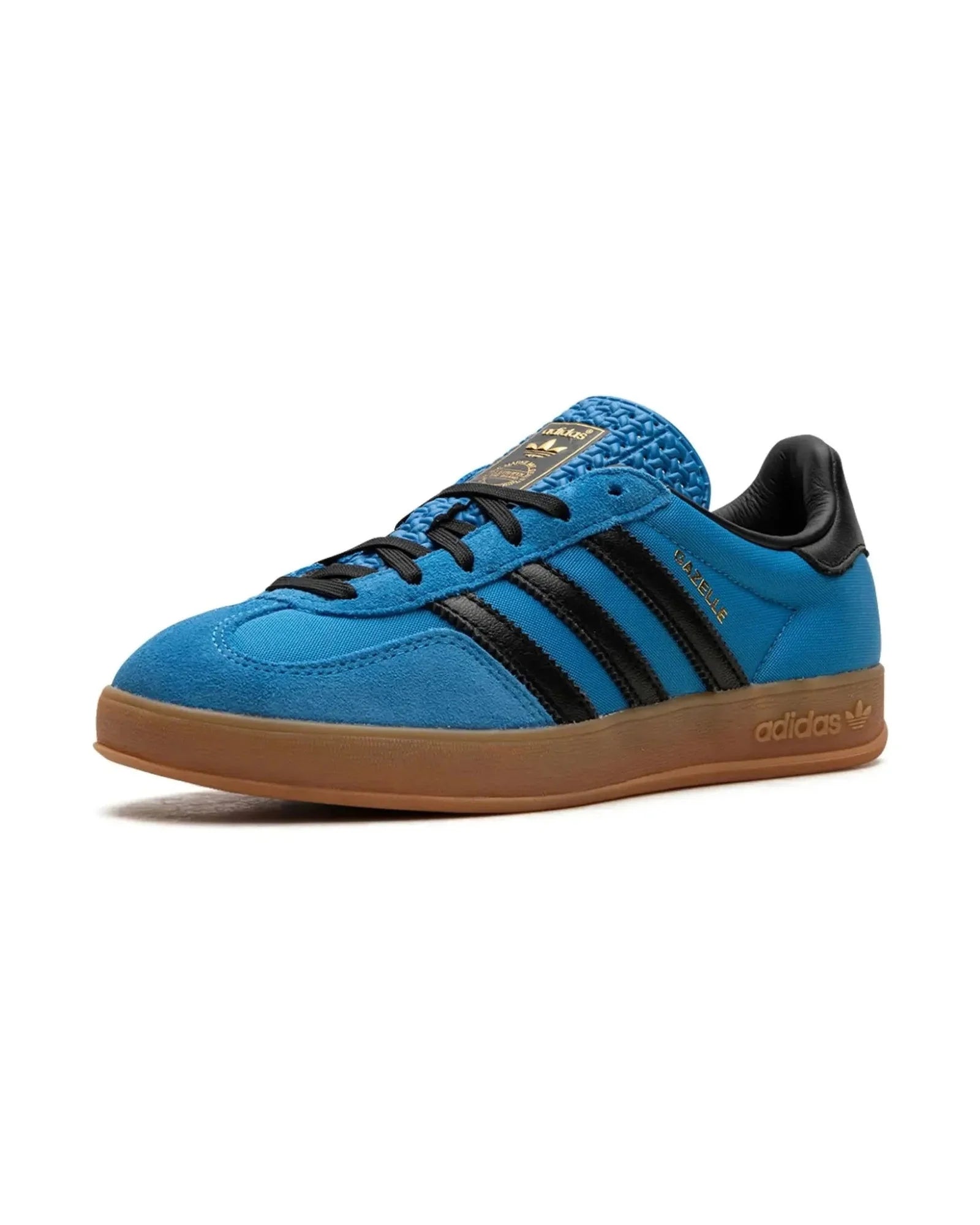 Adidas Gazelle Indoor "Bright Blue Black Gum" - street-bill.dk