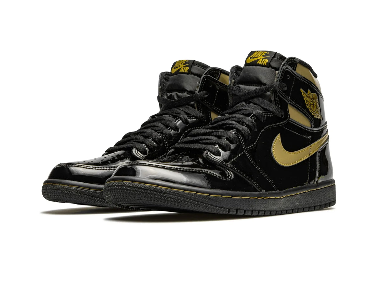 Nike Air Jordan 1 Retro High "Black Metallic Gold" - street-bill.dk