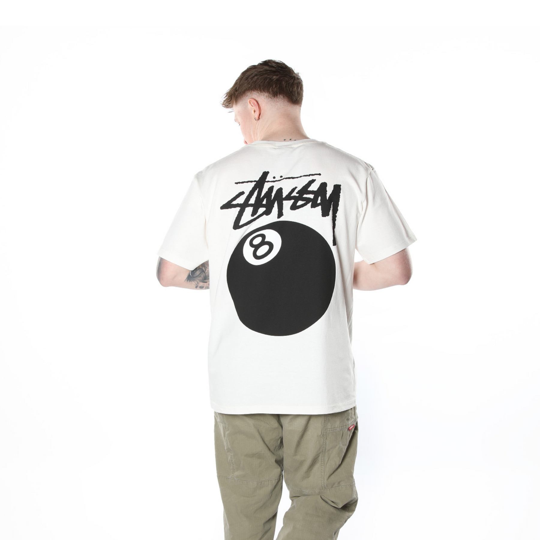 Stussy 8 Ball Pigment Dyed Tee "Natural"