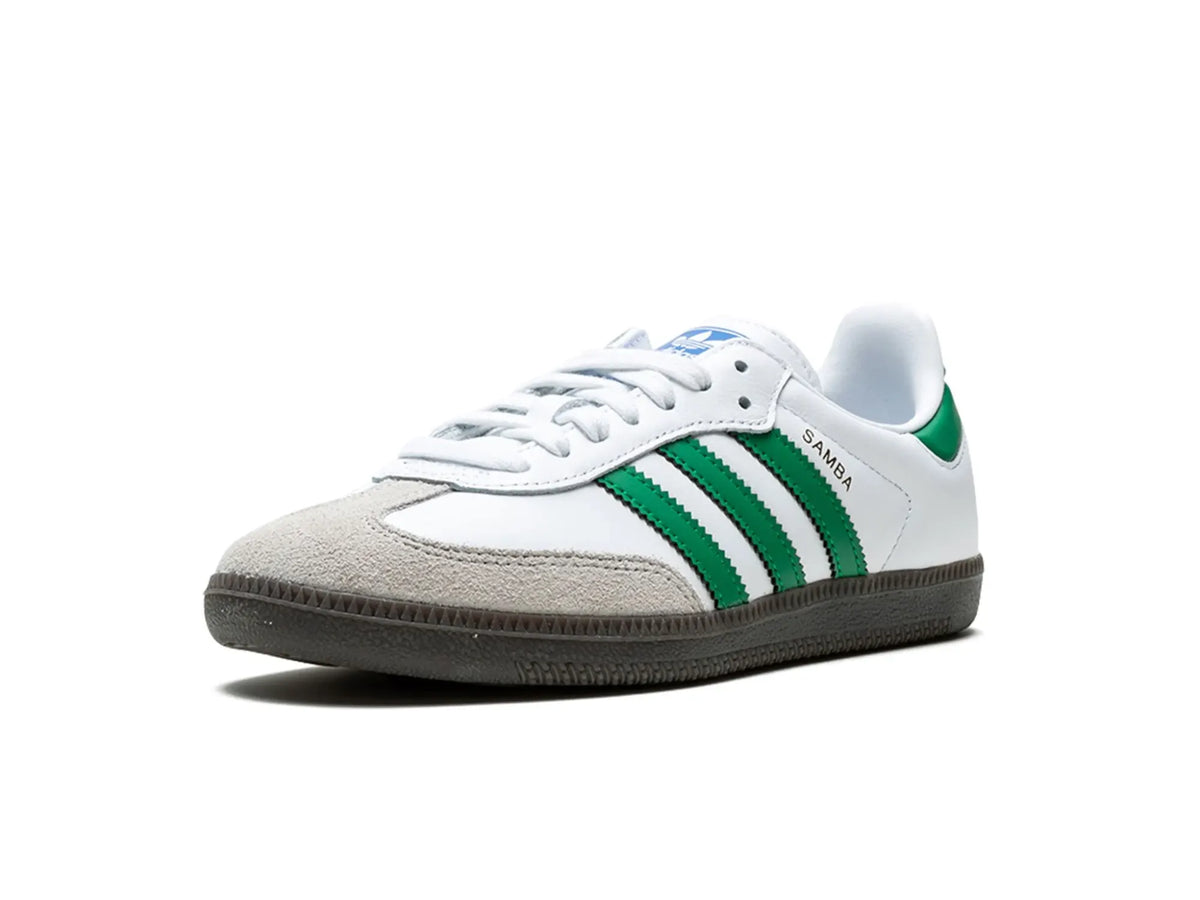 Adidas Samba "Footwear White Green" - street-bill.dk