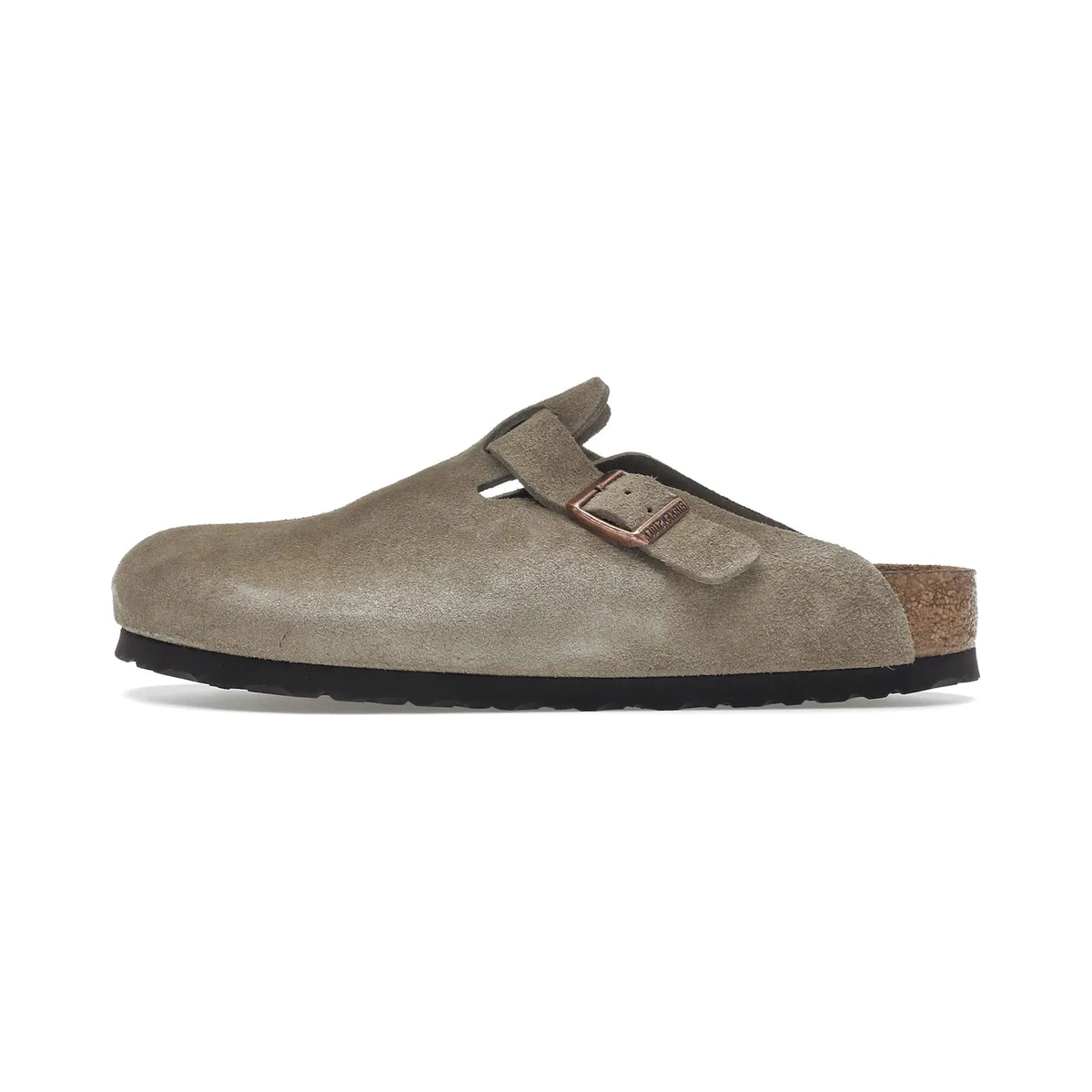 Birkenstock Boston "Soft Footbed Suede Taupe" - street-bill.dk