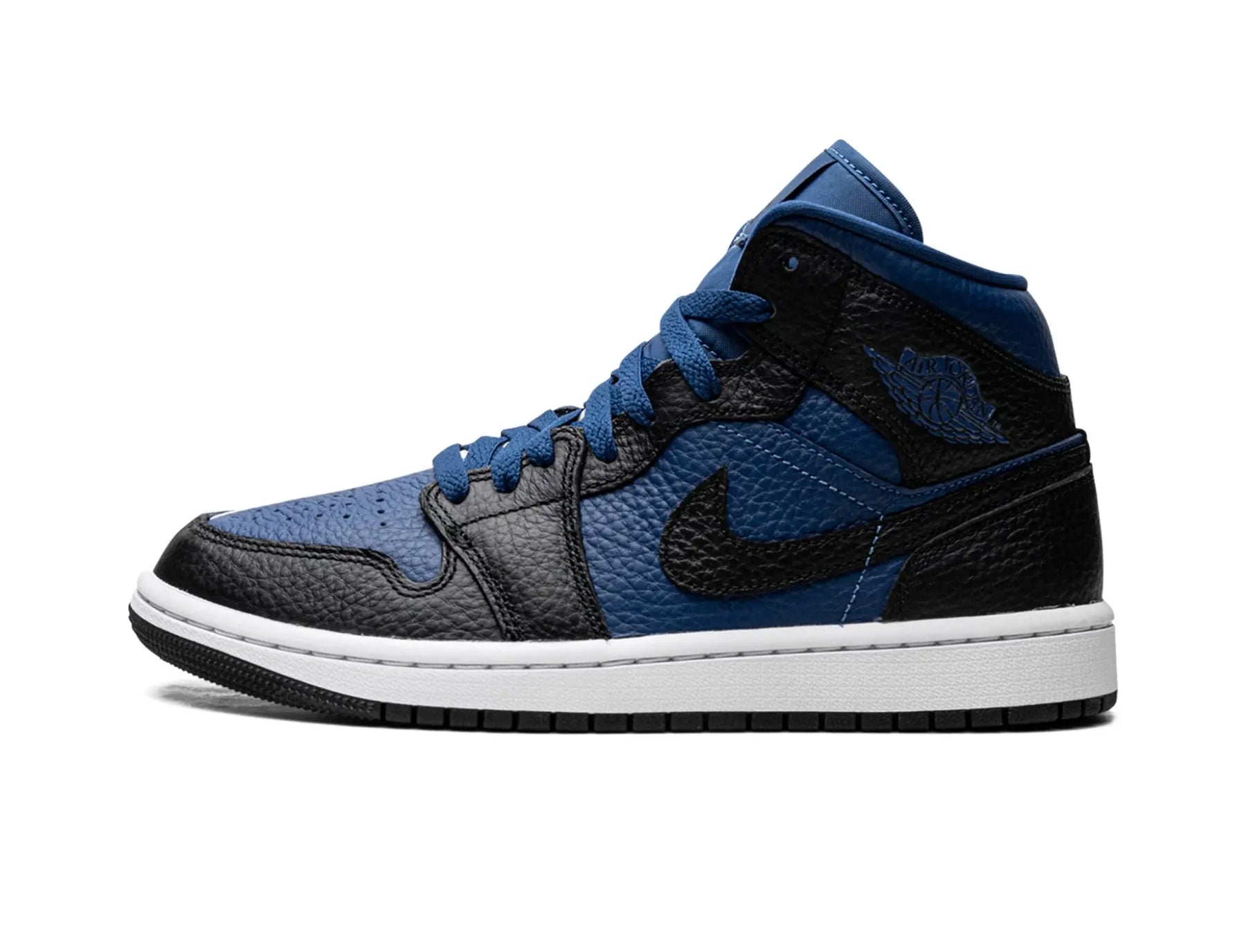 Nike Air Jordan 1 Mid Split "French Blue" - street-bill.dk