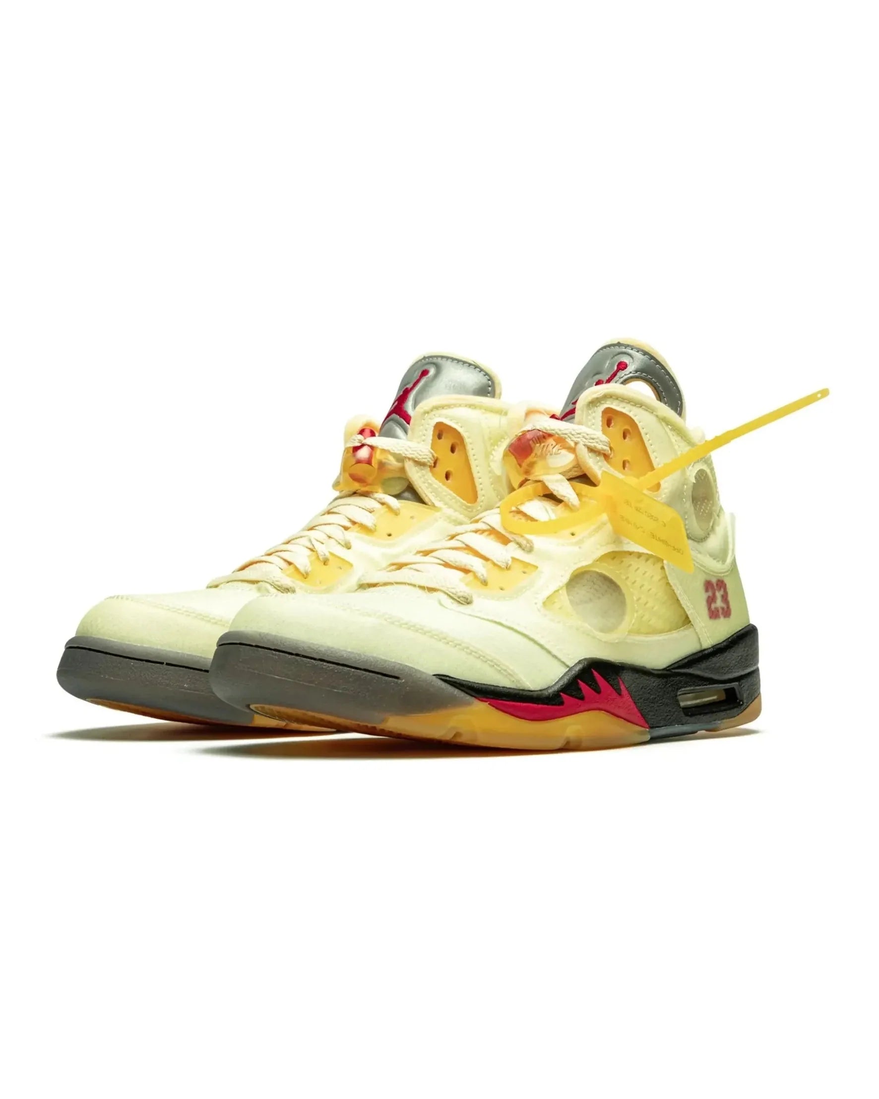 Nike Air Jordan 5 Retro X Off-White "Sail" - street-bill.dk