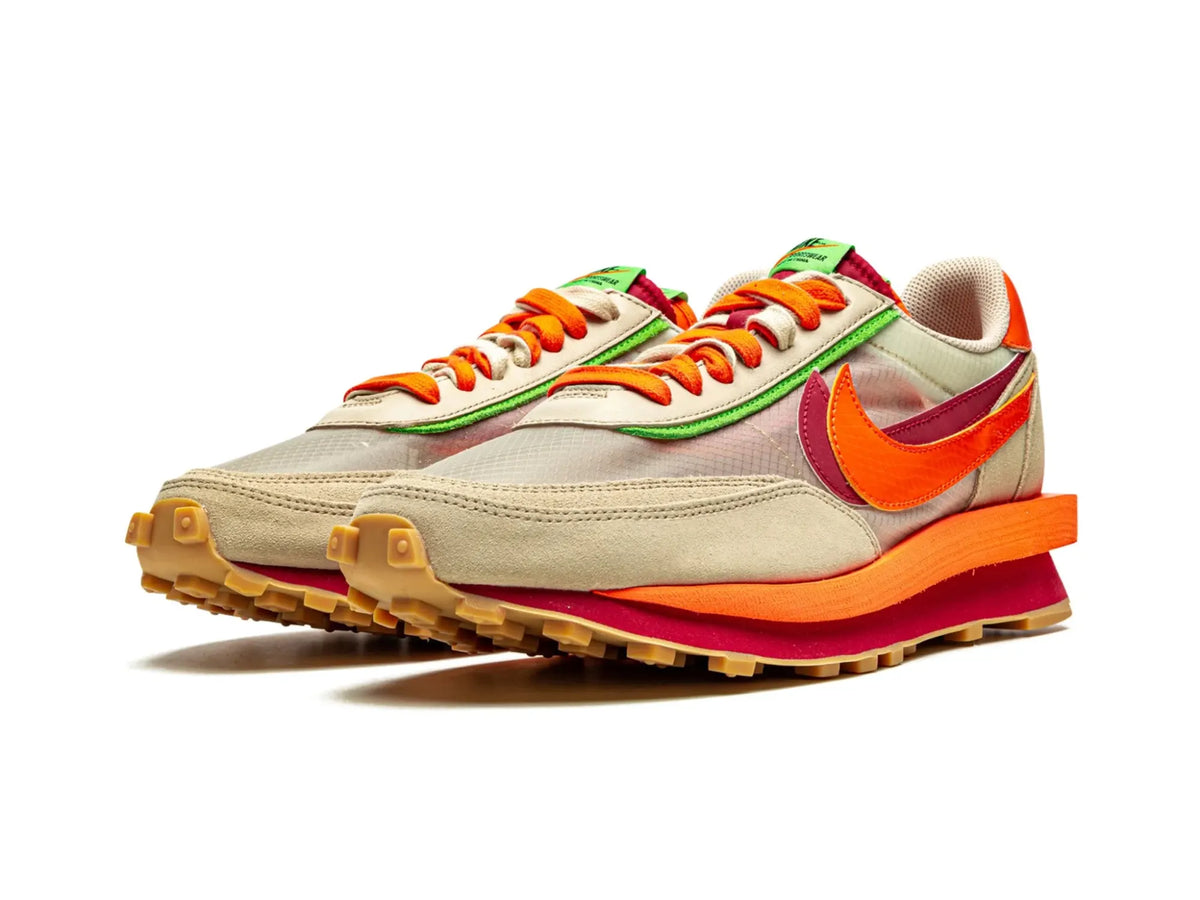 Nike LD Waffle Sacai X CLOT "Net Orange Blaze" - street-bill.dk