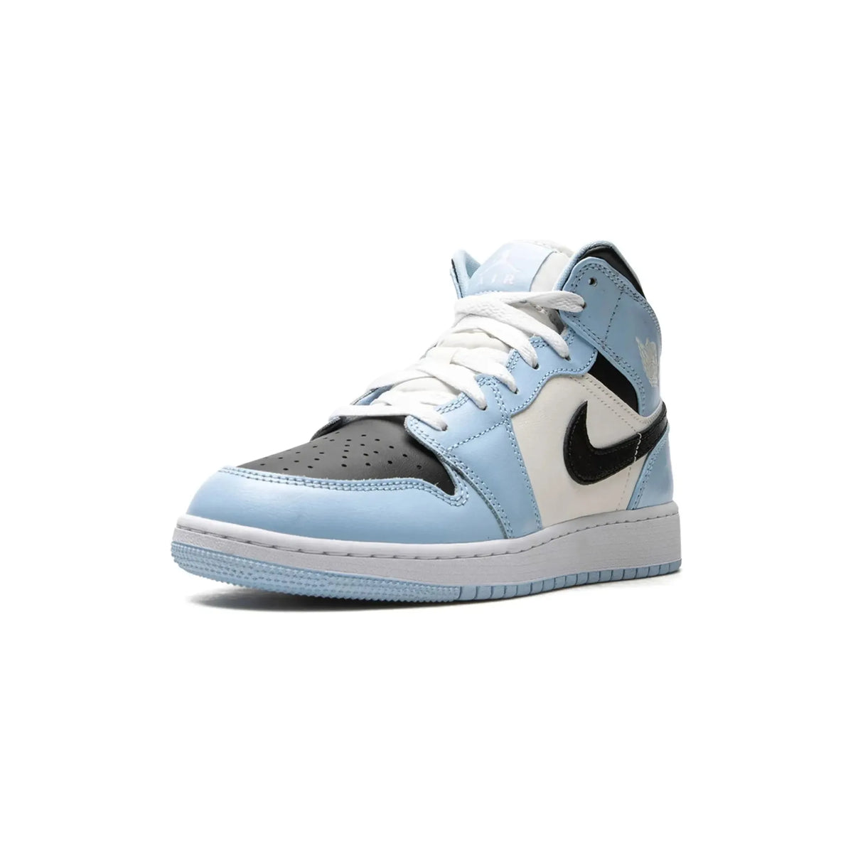 Nike Air Jordan 1 Mid "Ice Blue Black" - street-bill.dk