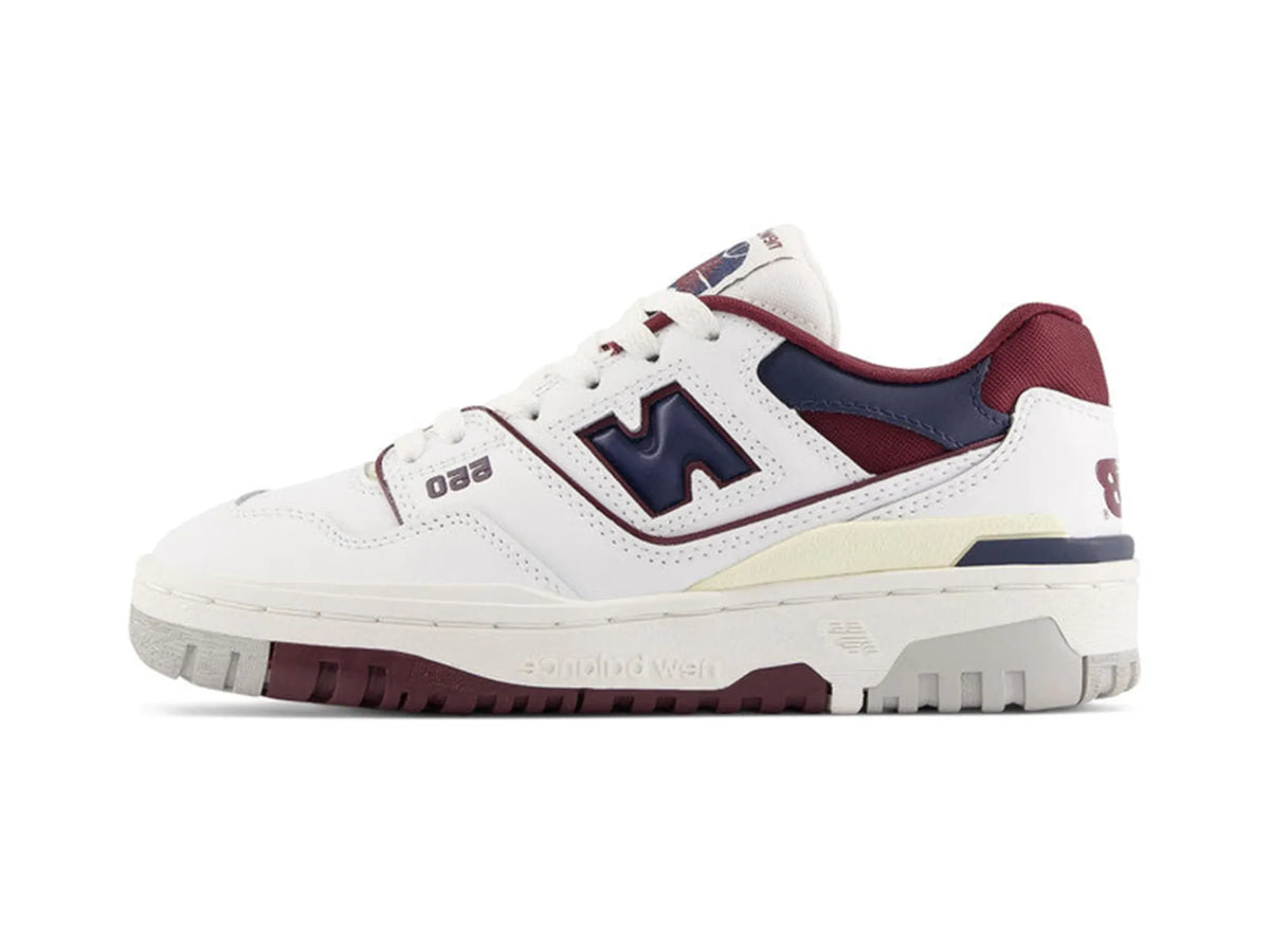 New Balance 550 "White Burgundy Navy" - street-bill.dk