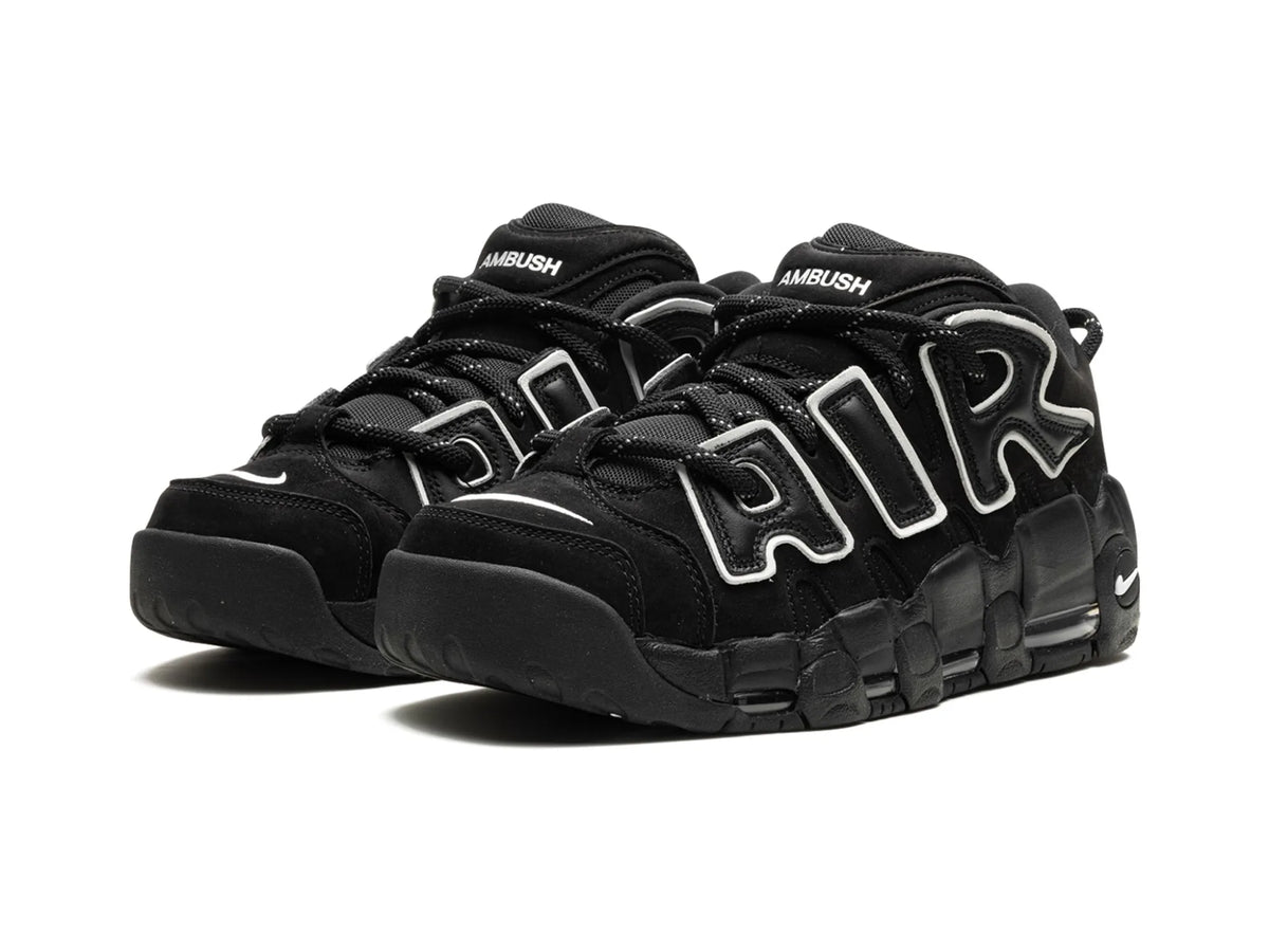 Nike Air More Uptempo Low AMBUSH Black - street-bill.dk