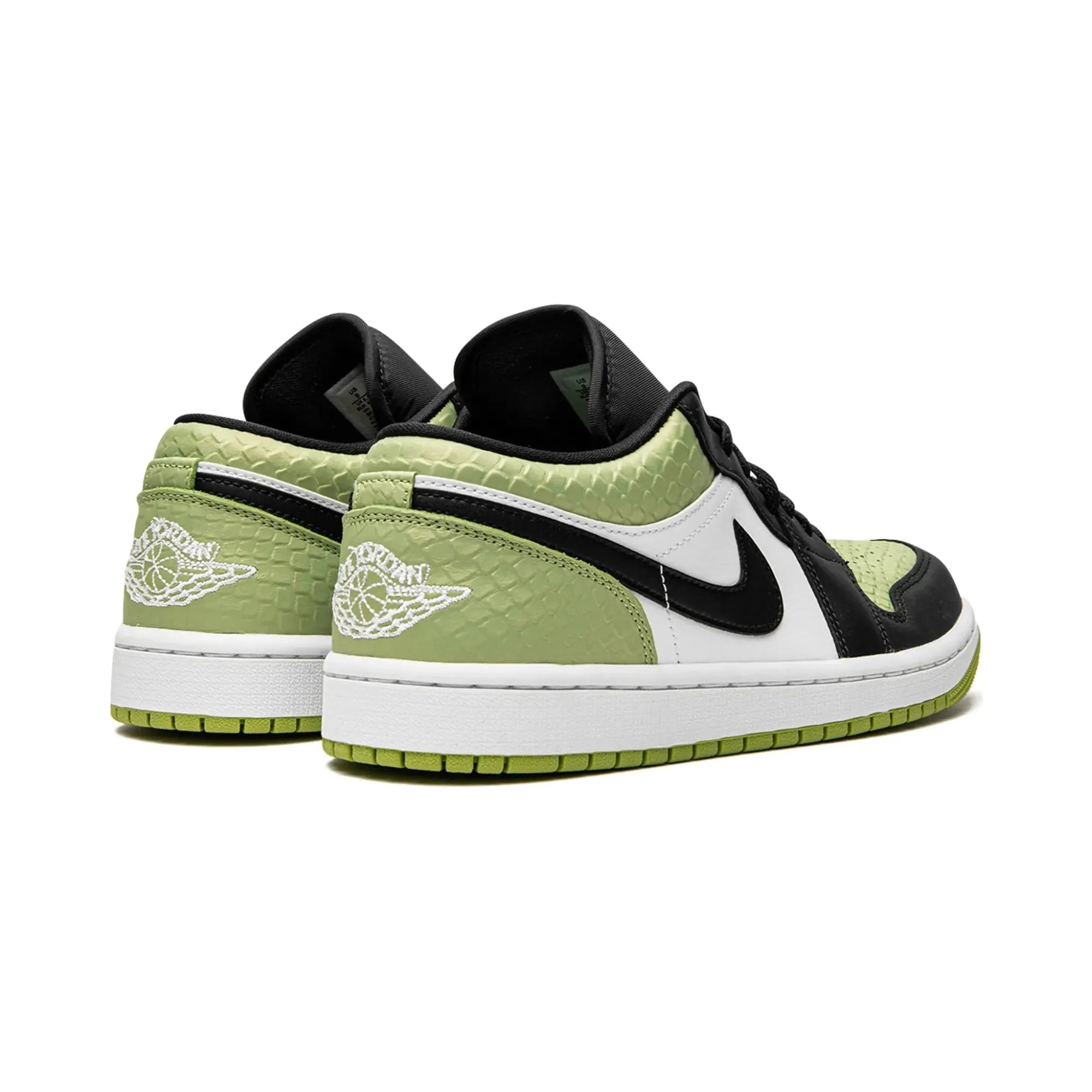 Nike Air Jordan 1 Low "Vivid Green Snakeskin" - street-bill.dk