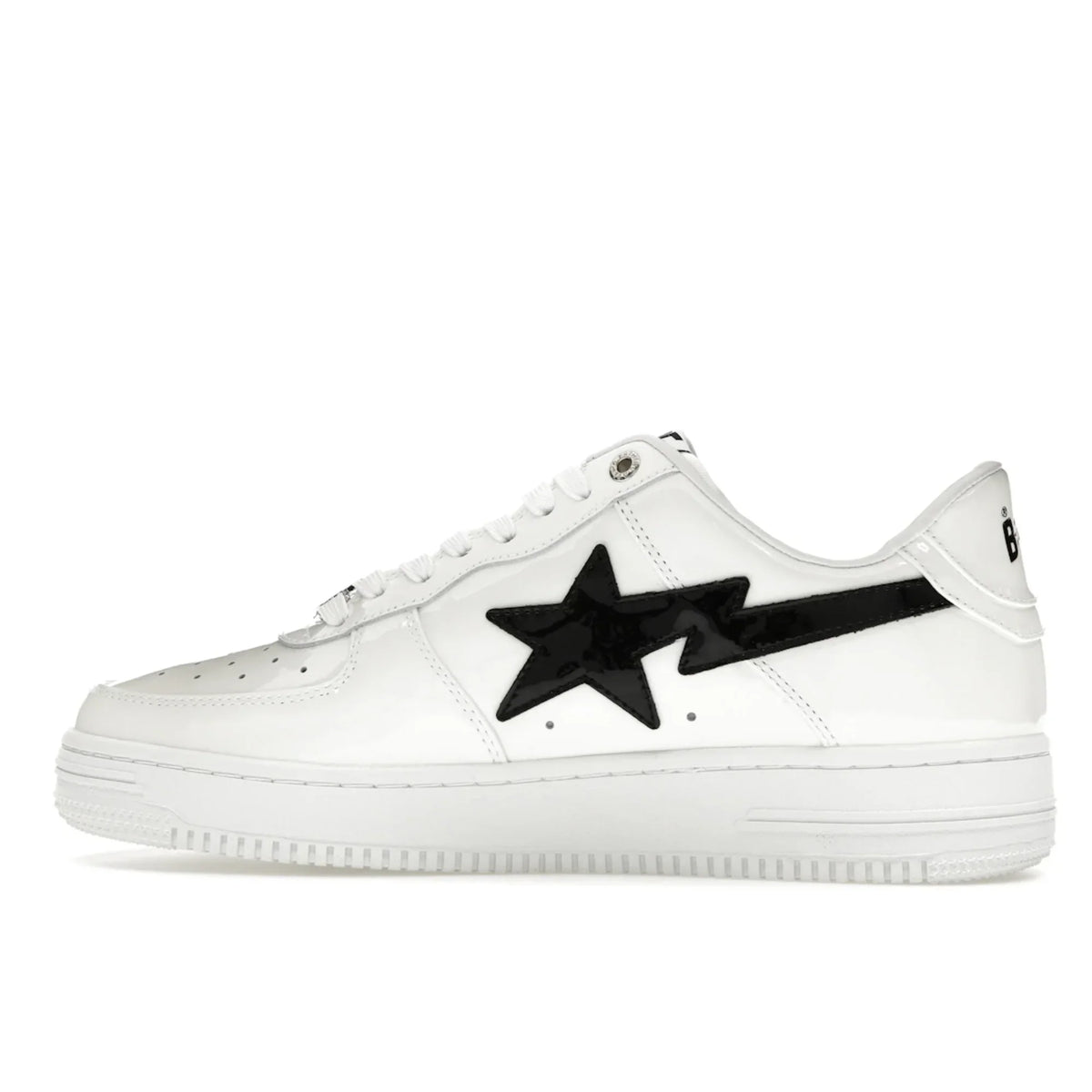 A Bathing Ape Bape Sta #2 White Patent