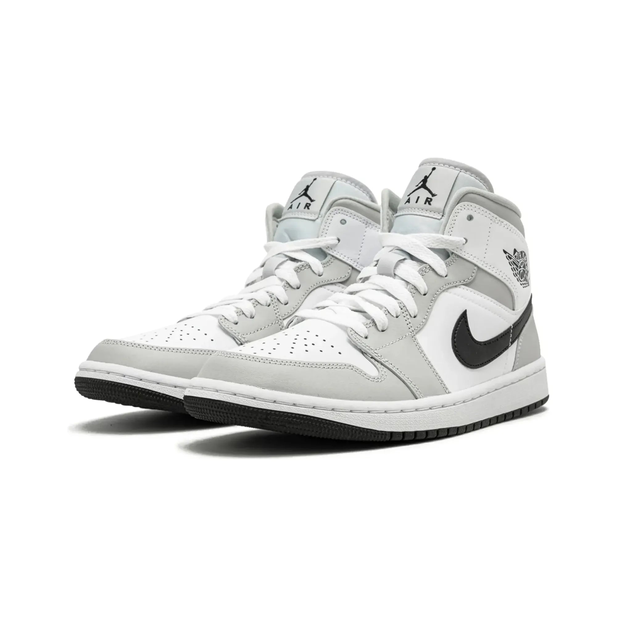 Nike Air Jordan 1 Mid "Light Smoke Grey" - street-bill.dk