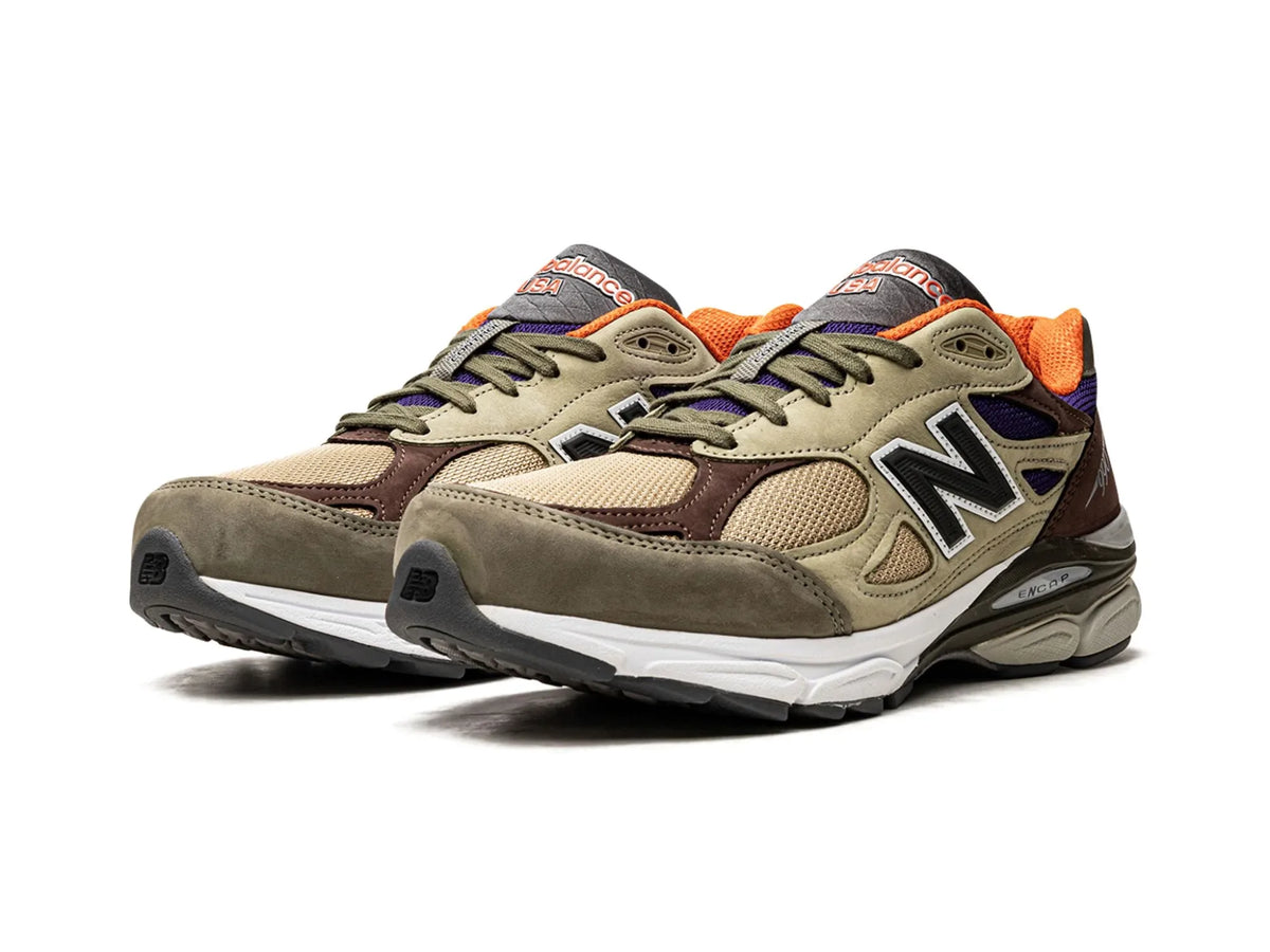 New Balance 990v3 MiUSA X Teddy Santis "Khaki Orange" - street-bill.dk