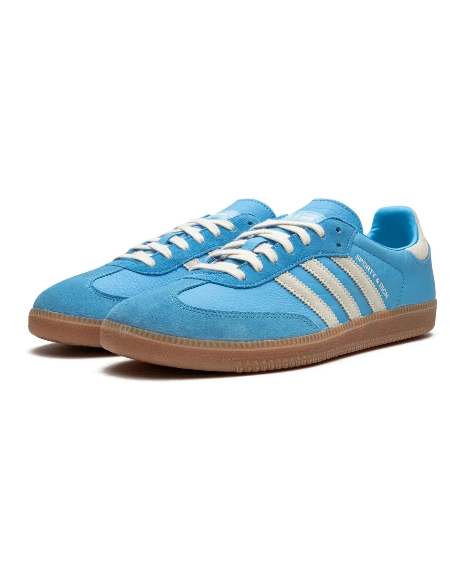 Adidas Samba OG Sporty & Rich "Blue Grey" - street-bill.dk