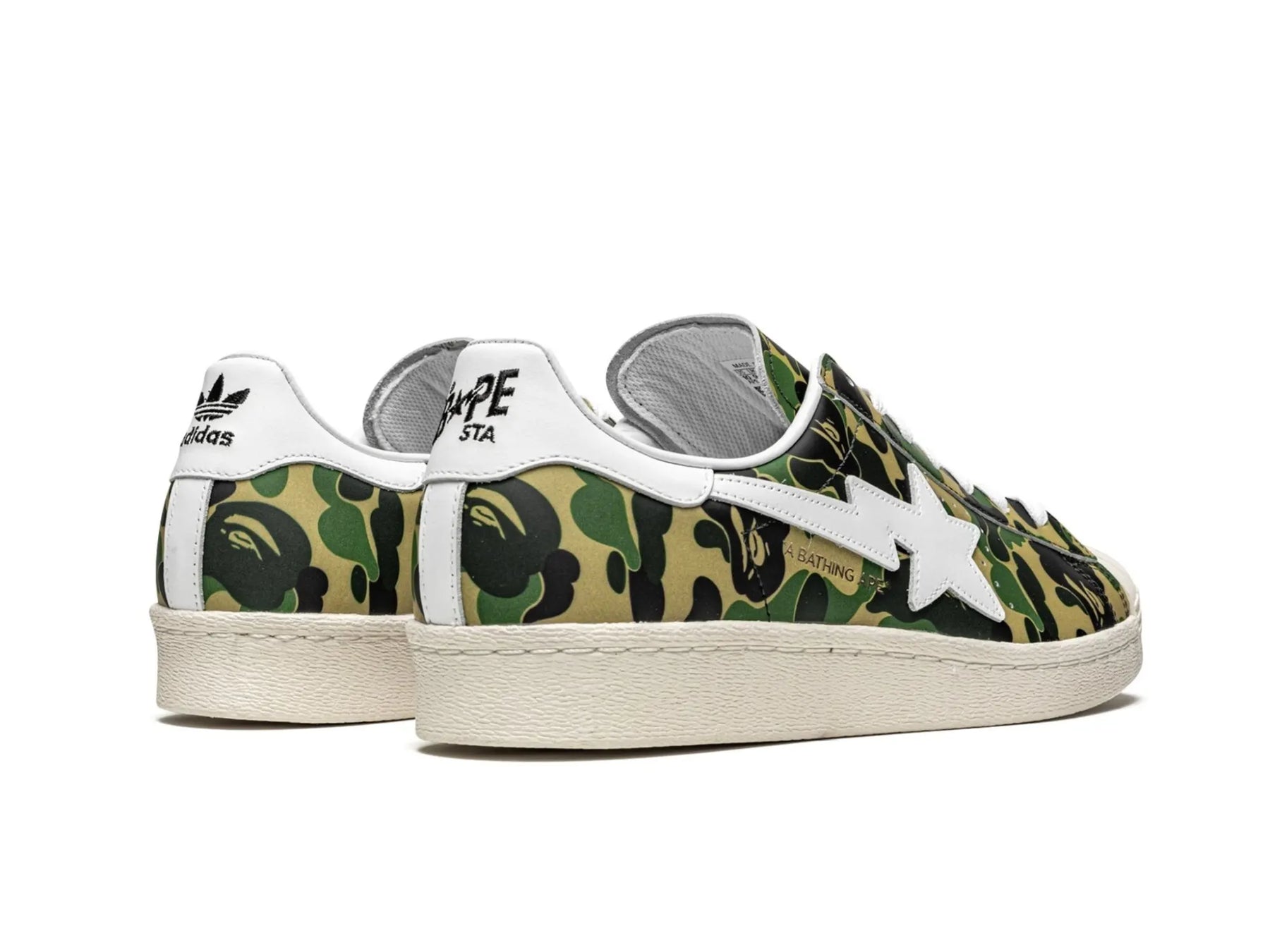 Adidas Superstar Bape ABC "Camo Green" - street-bill.dk