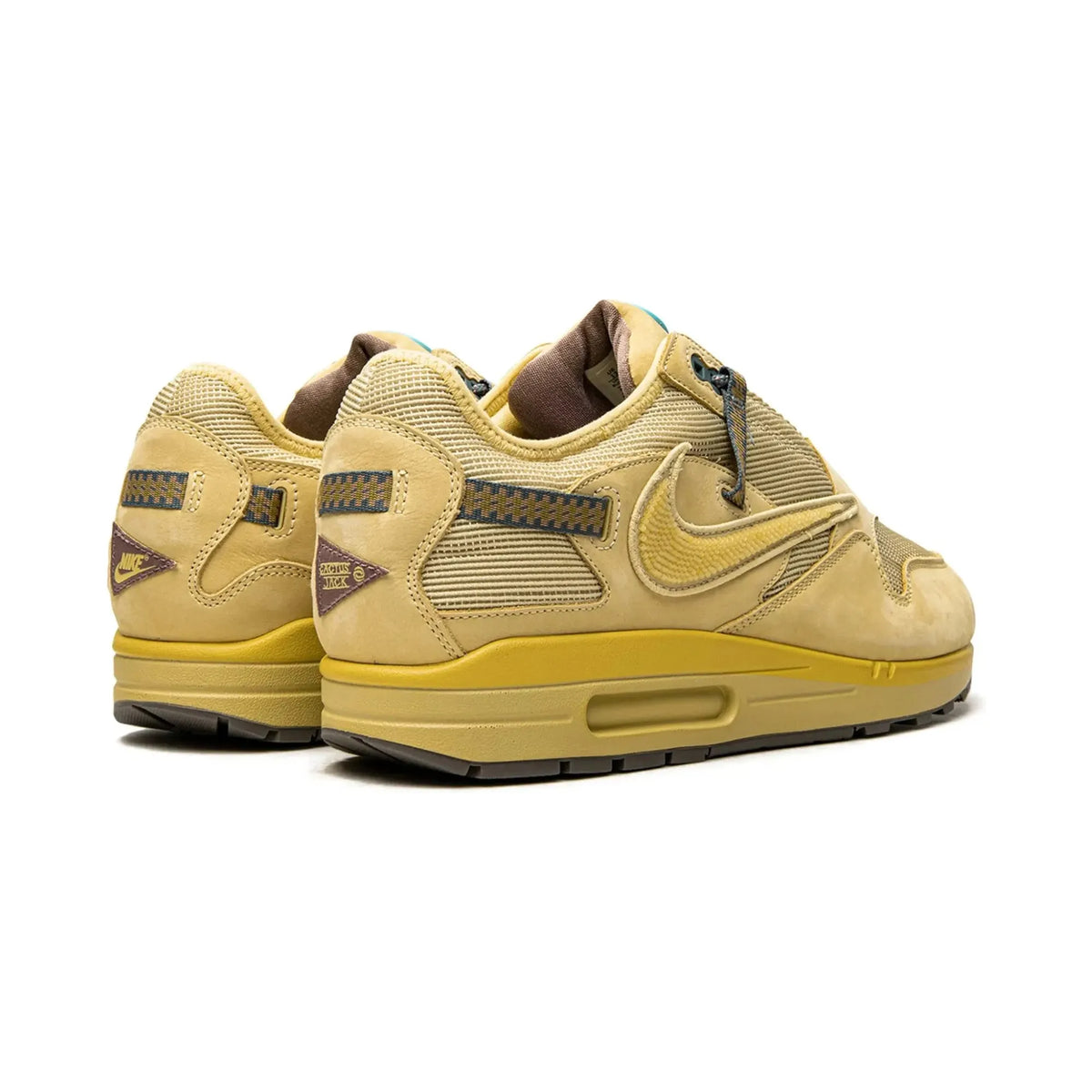 Nike Air Max 1 X Travis Scott Cactus Jack "Saturn Gold" - street-bill.dk