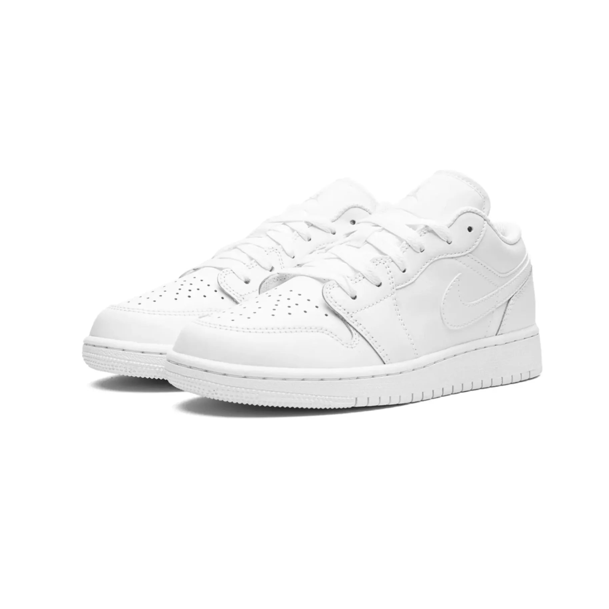 Nike Air Jordan 1 Low "Triple White" - street-bill.dk