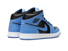 Nike Air Jordan 1 Mid "University Blue Black" - street-bill.dk