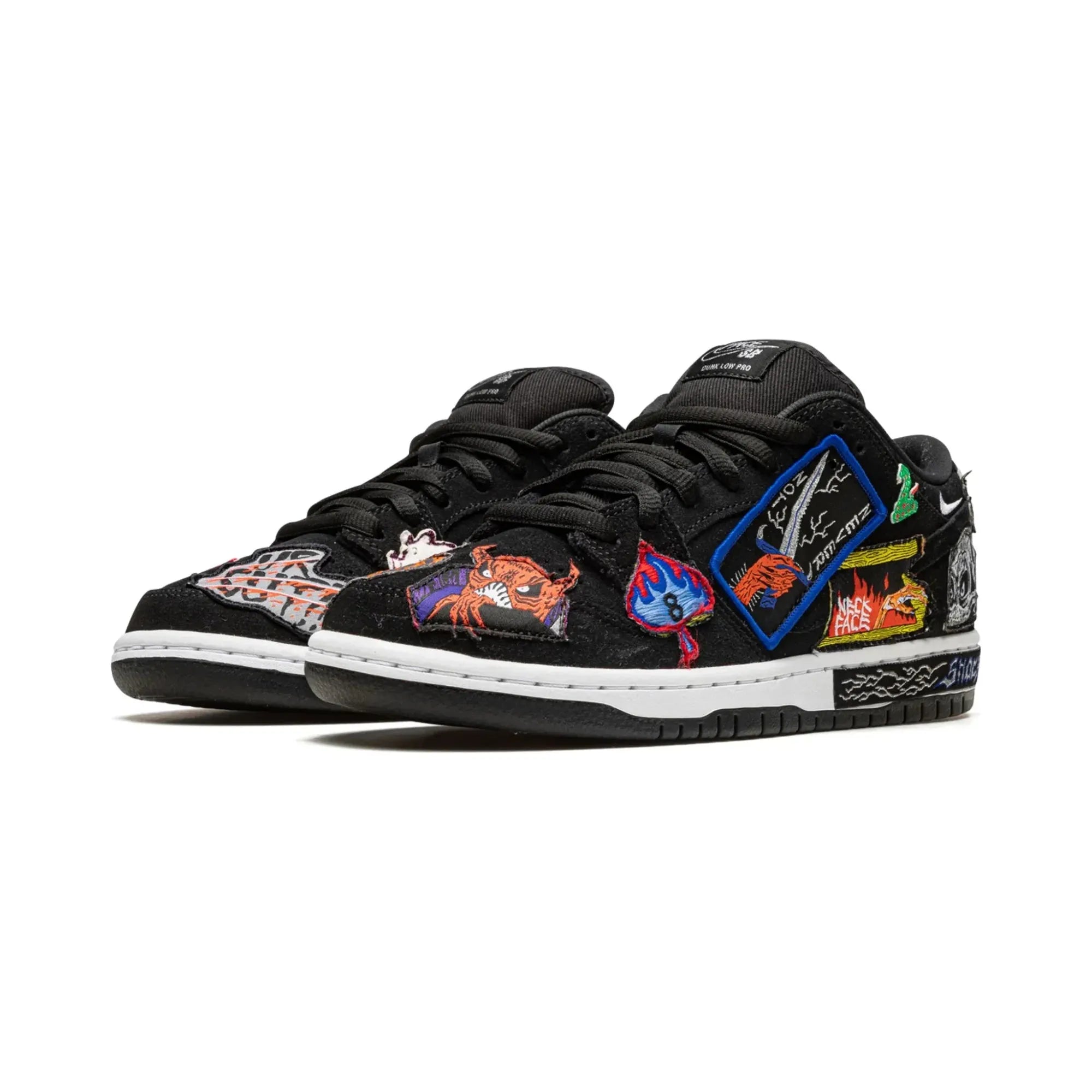 Nike Dunk Low SB  X Neckface "Black" - street-bill.dk