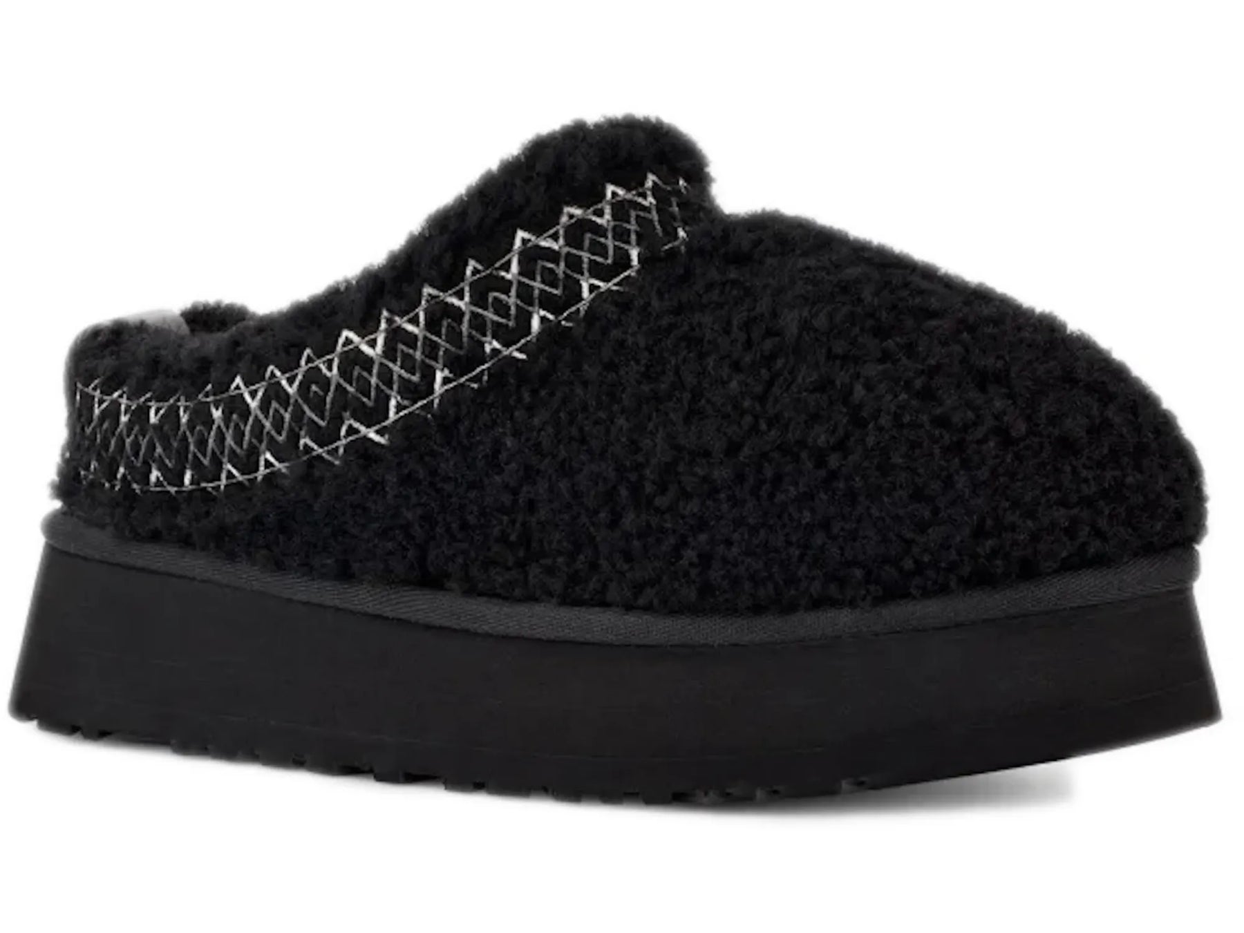 UGG Tazz Slipper Heritage Braid Black (Women's)