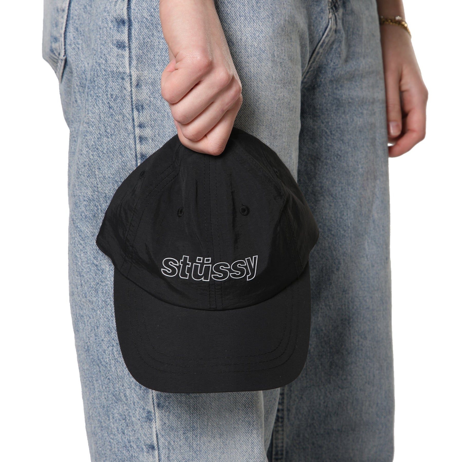 Stüssy Nylon Reflective Cap "Black"