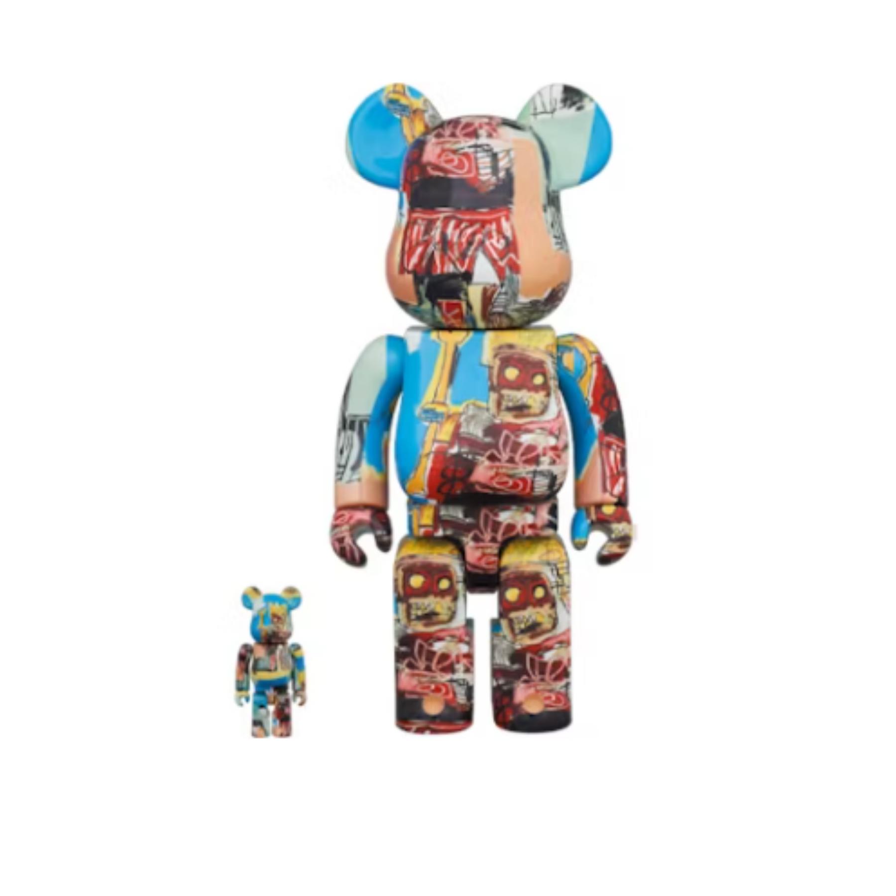 Bearbrick JEAN-MICHEL BASQUIAT #6 100% & 400% Sæt