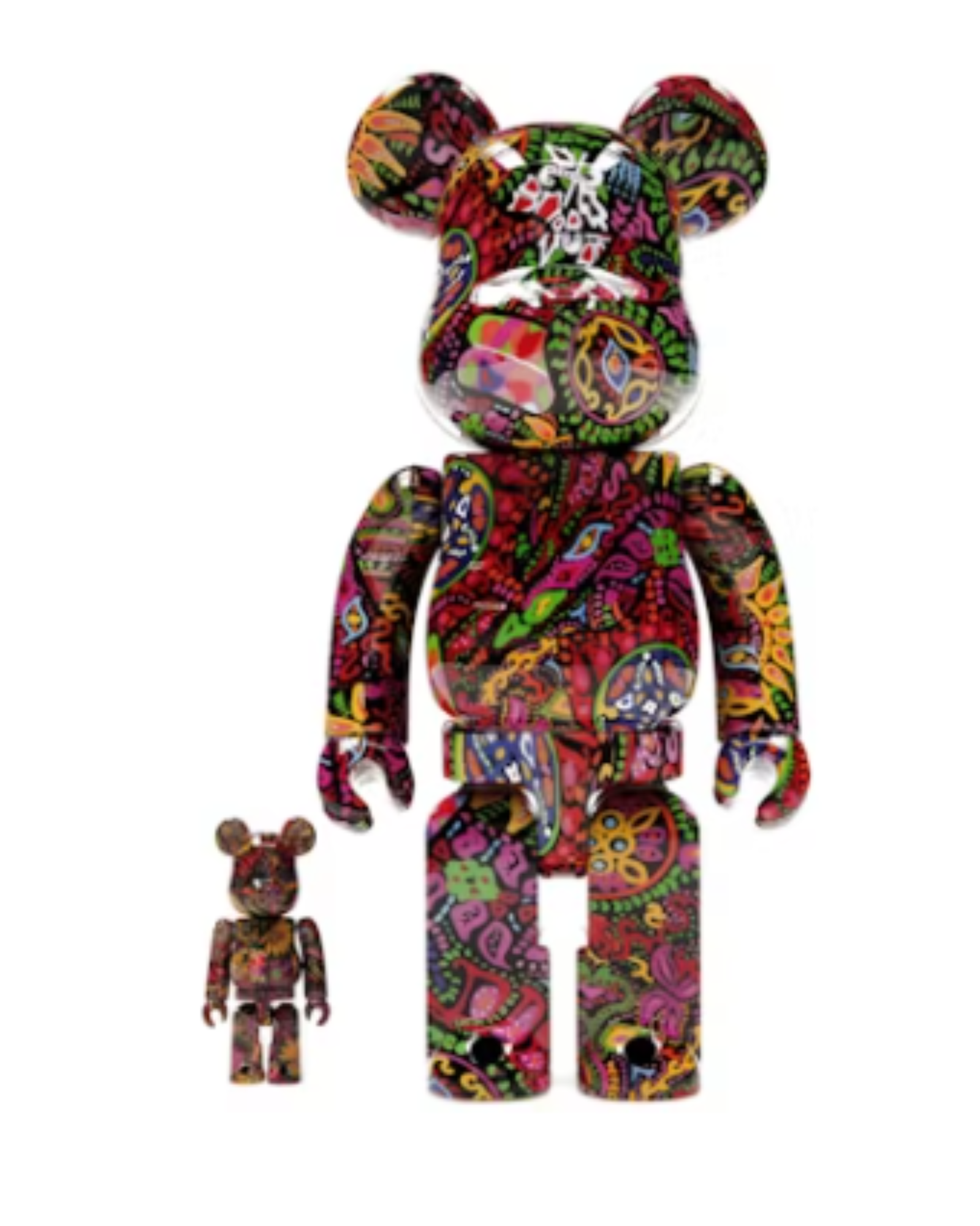 Bearbrick Psychedelic Paisley