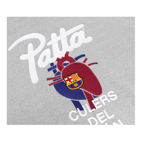 Nike x FC Barcelona x Patta hoodie "Grey"