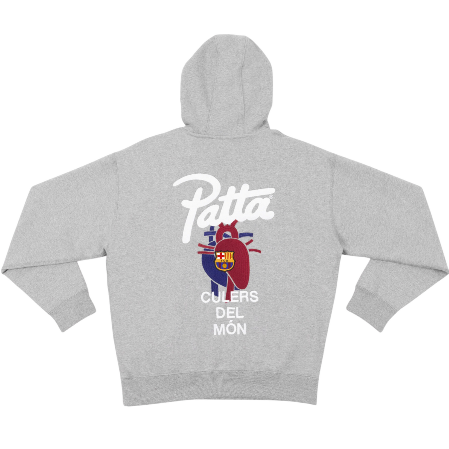 Nike x FC Barcelona x Patta hoodie "Grey"