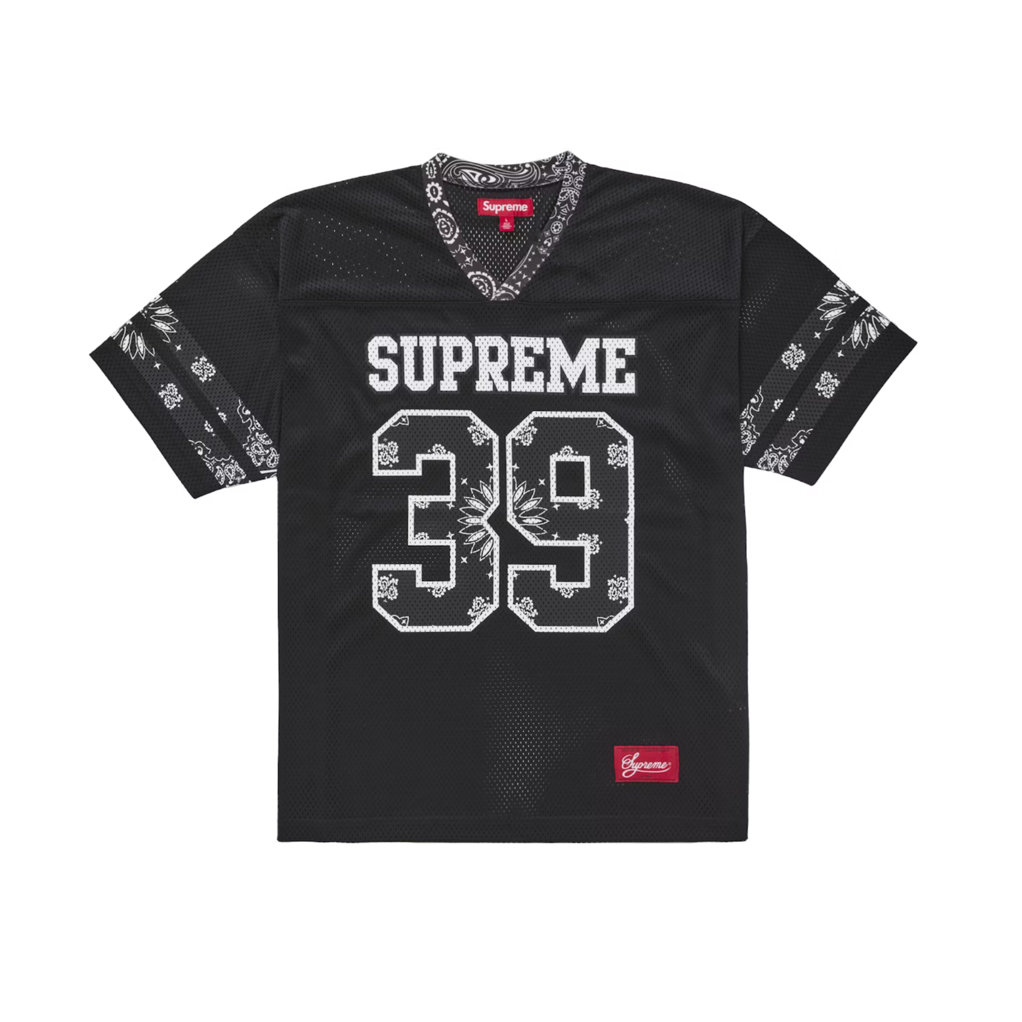 Supreme Bandana Football Jersey Black