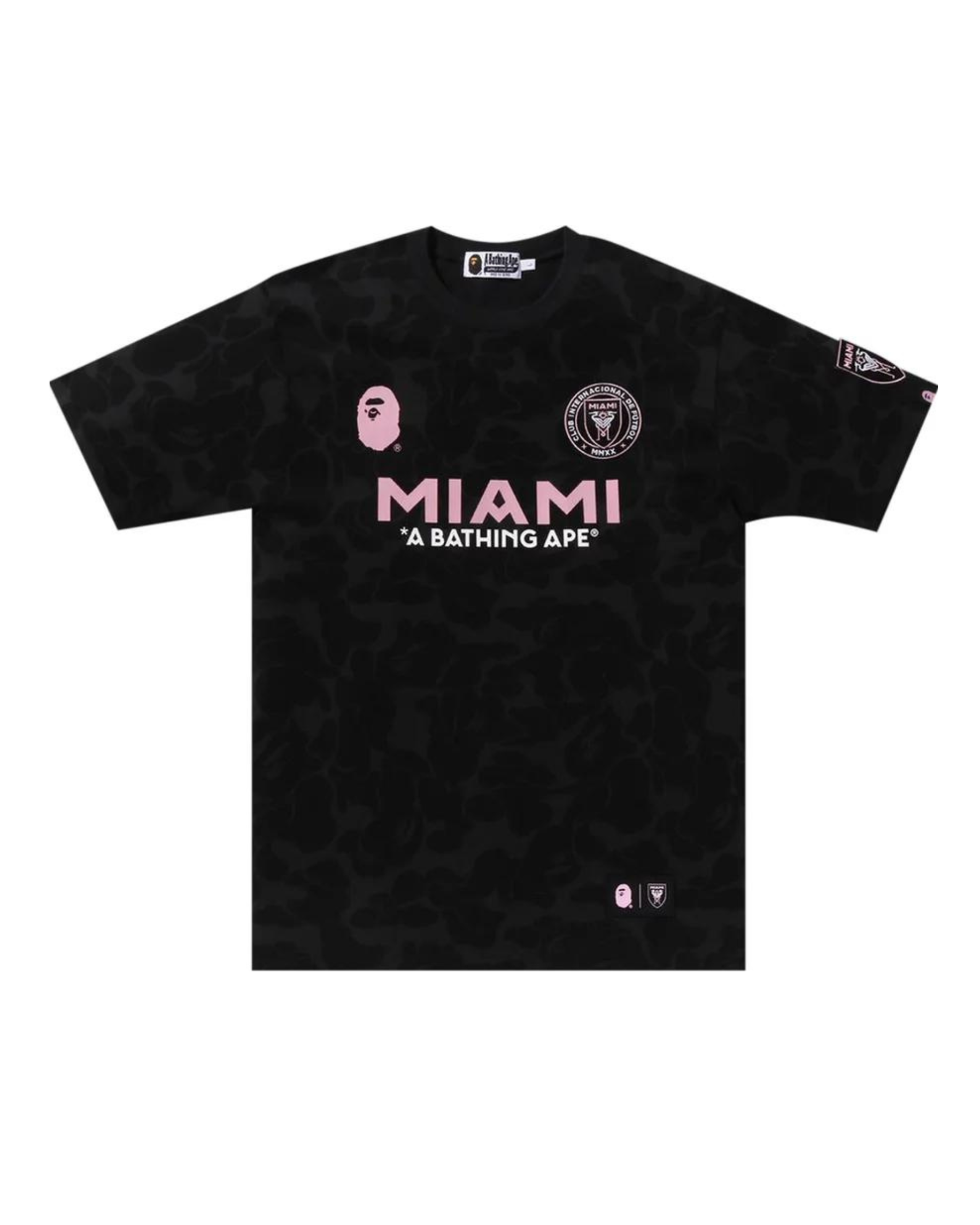 Bape x Inter Miami CF Camo Tee "Black"