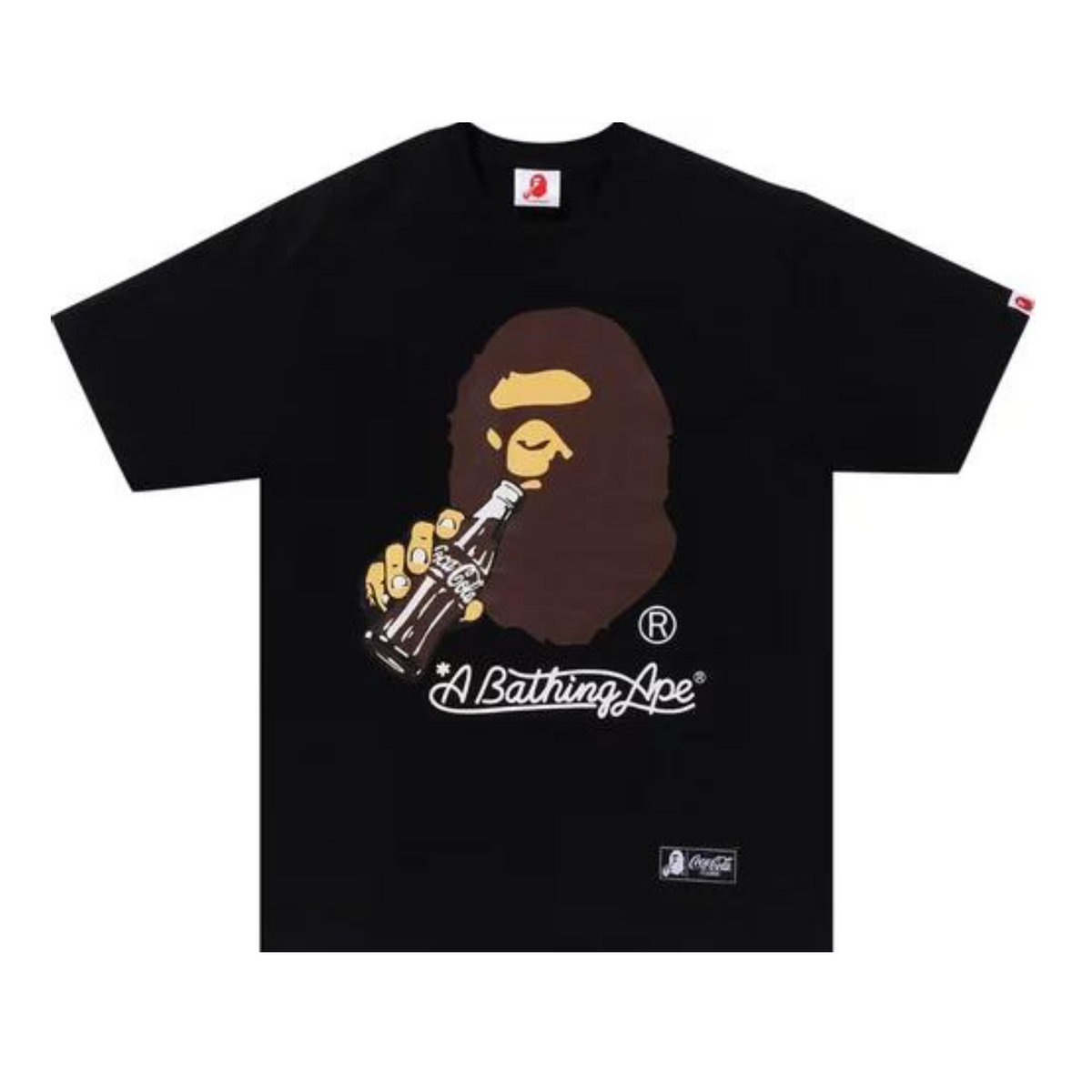 Bape x Coca-Cola Ape Head T-shirt "Black"