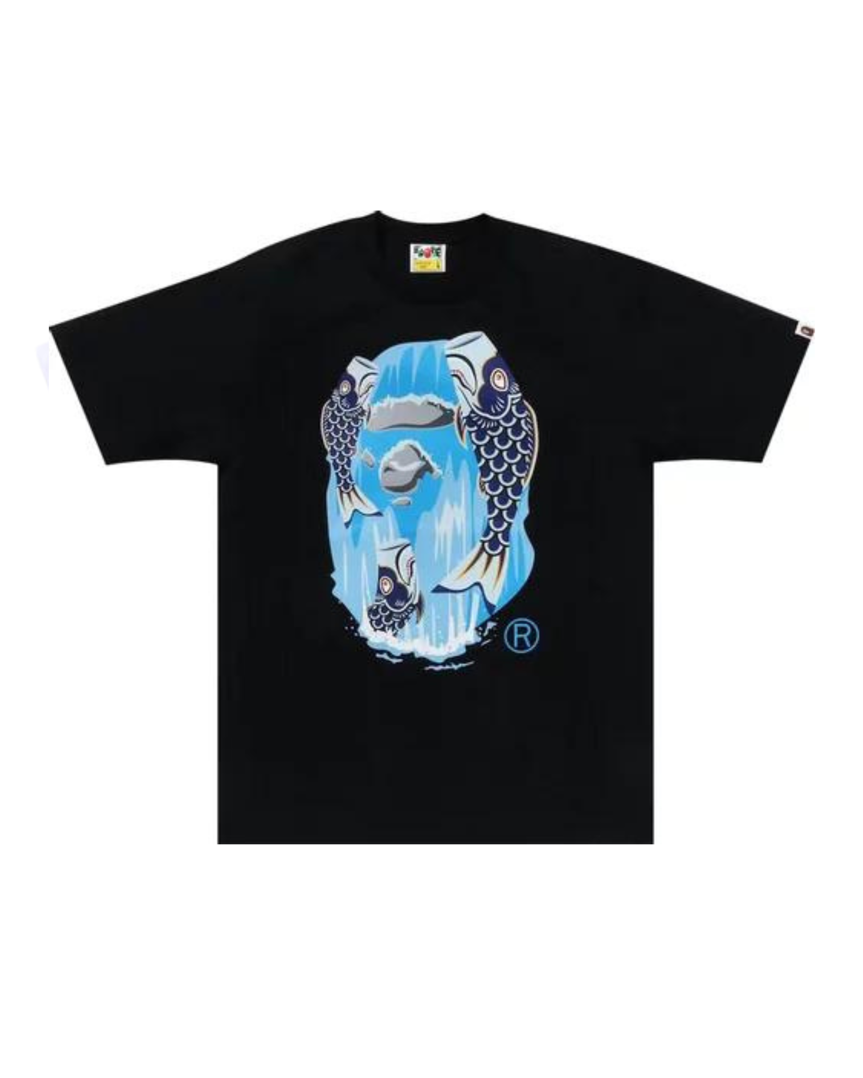 Bape Koinobori Waterfall T-shirt "Black"
