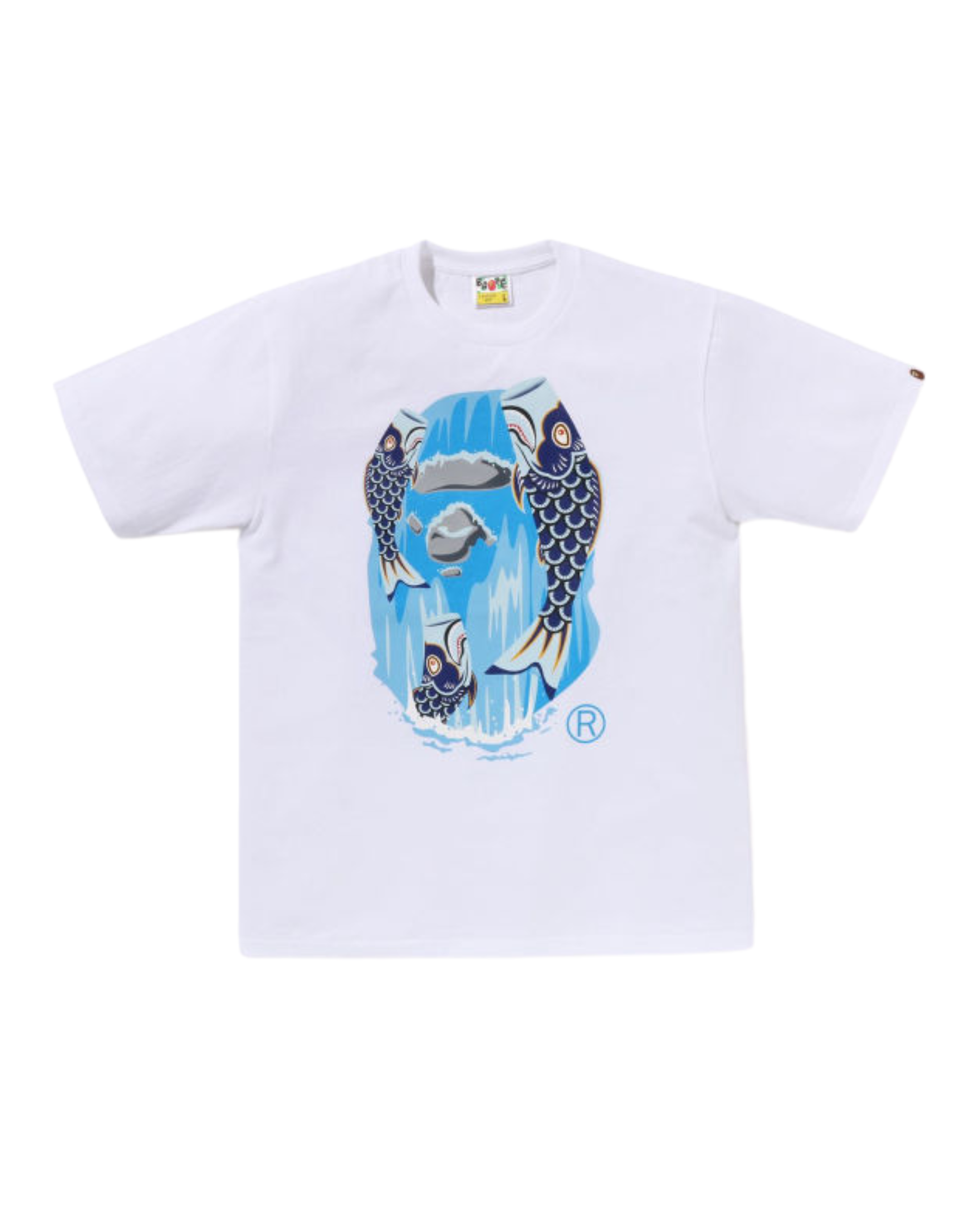 Bape Koinobori Waterfall T-shirt "White"