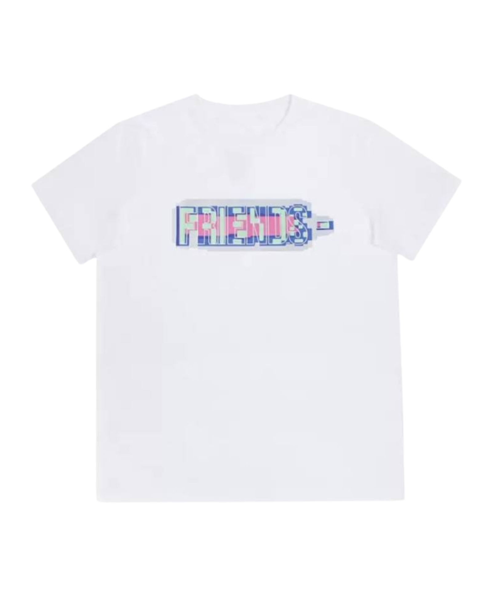 Vlone Friends T-shirt "White/Pixel"