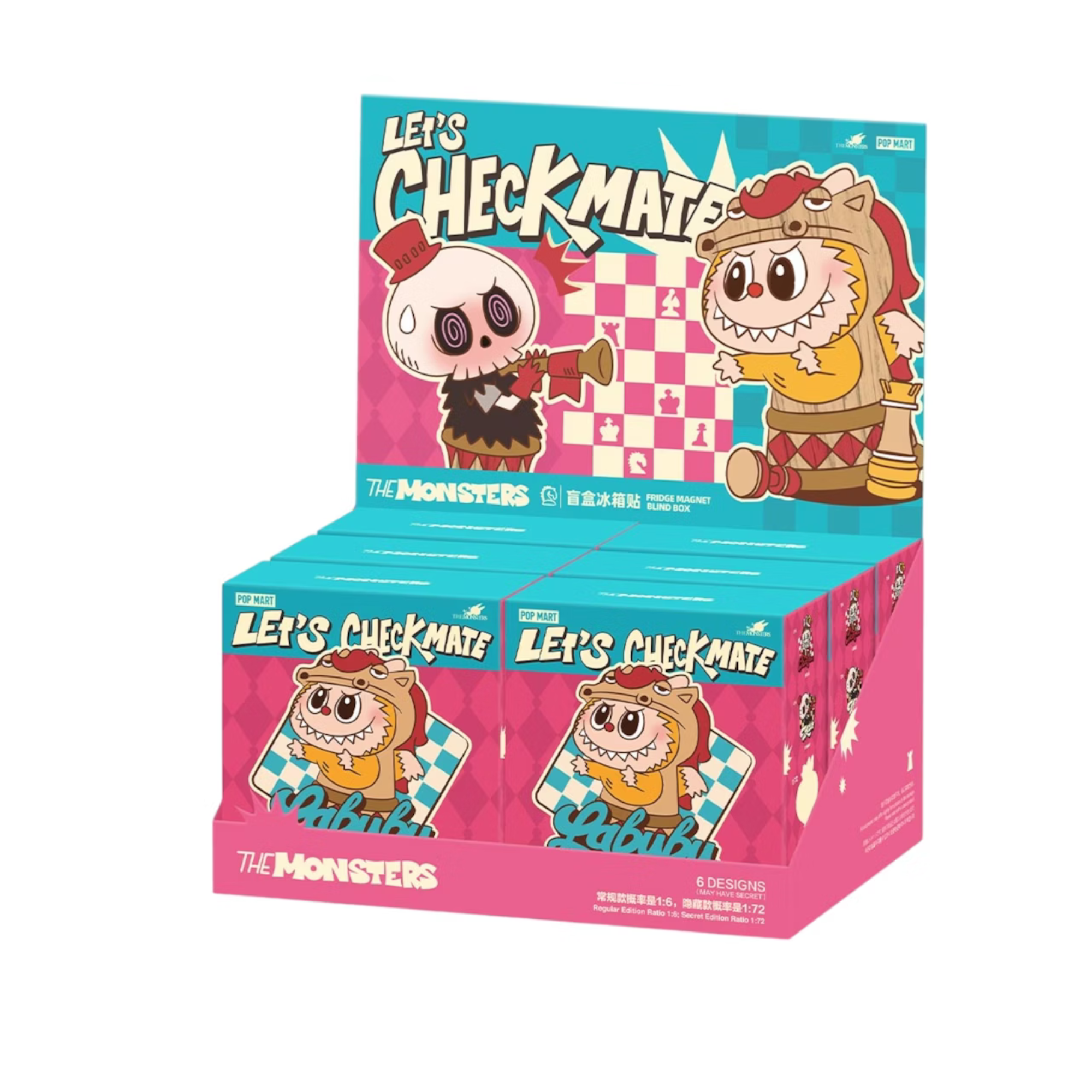 Pop-Mart-Labubu-Lets-Checkmate-Series-Fridge-Magnet-Sealed-Case