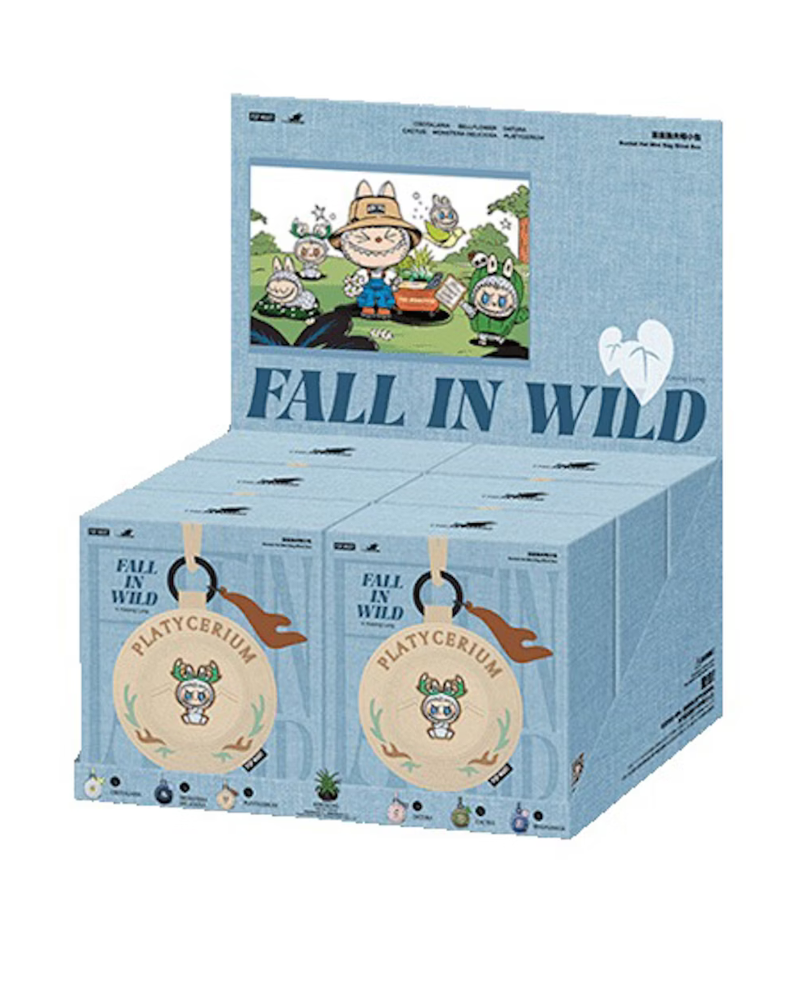 PopMartLabubuFallinWildSeriesBucketHatMiniBagSealedCase