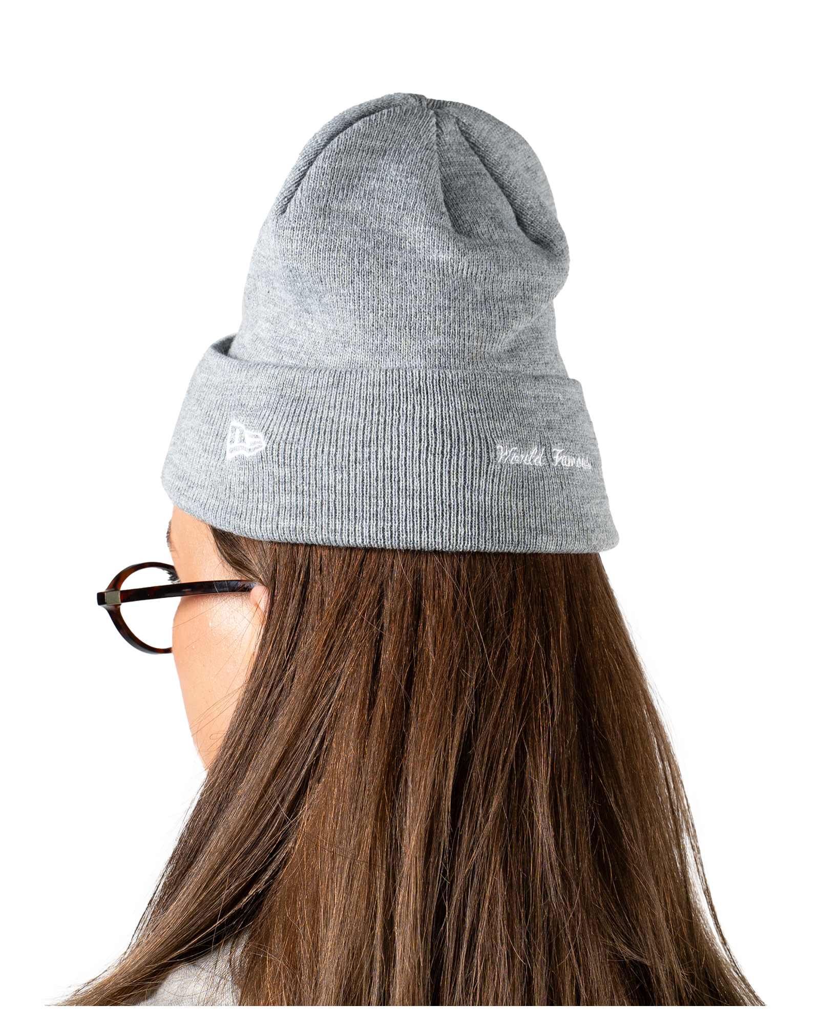 Supreme New Era Box Logo Beanie FW23 Camo Grey