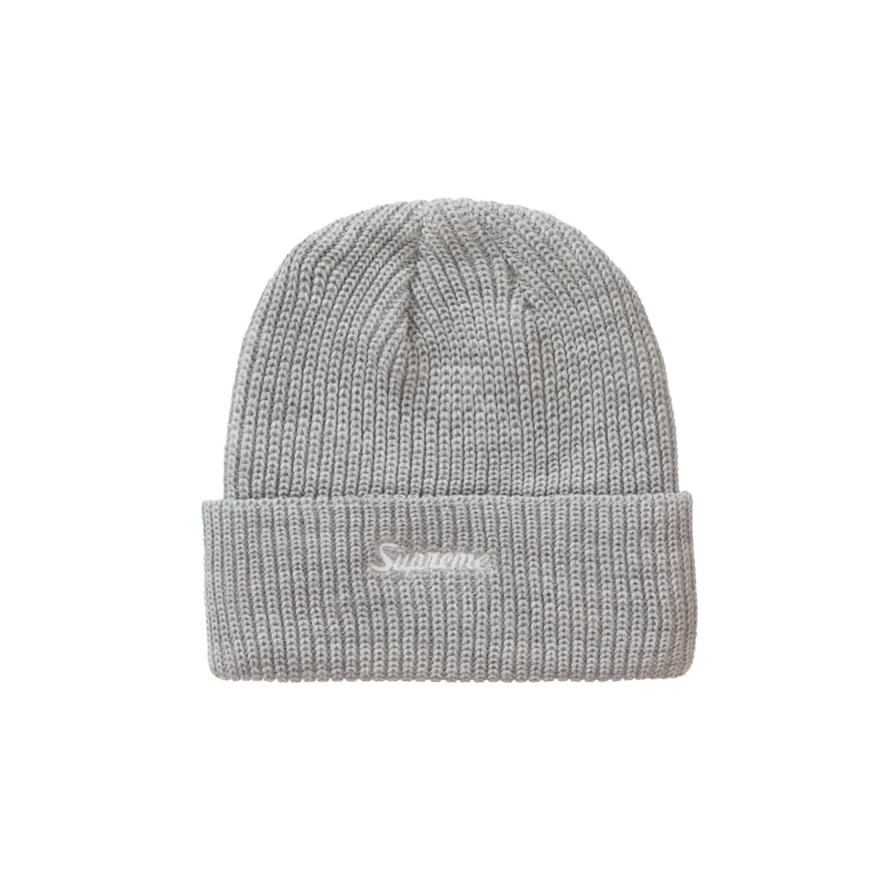 Supreme Loose Gauge Beanie "Heather Grey"