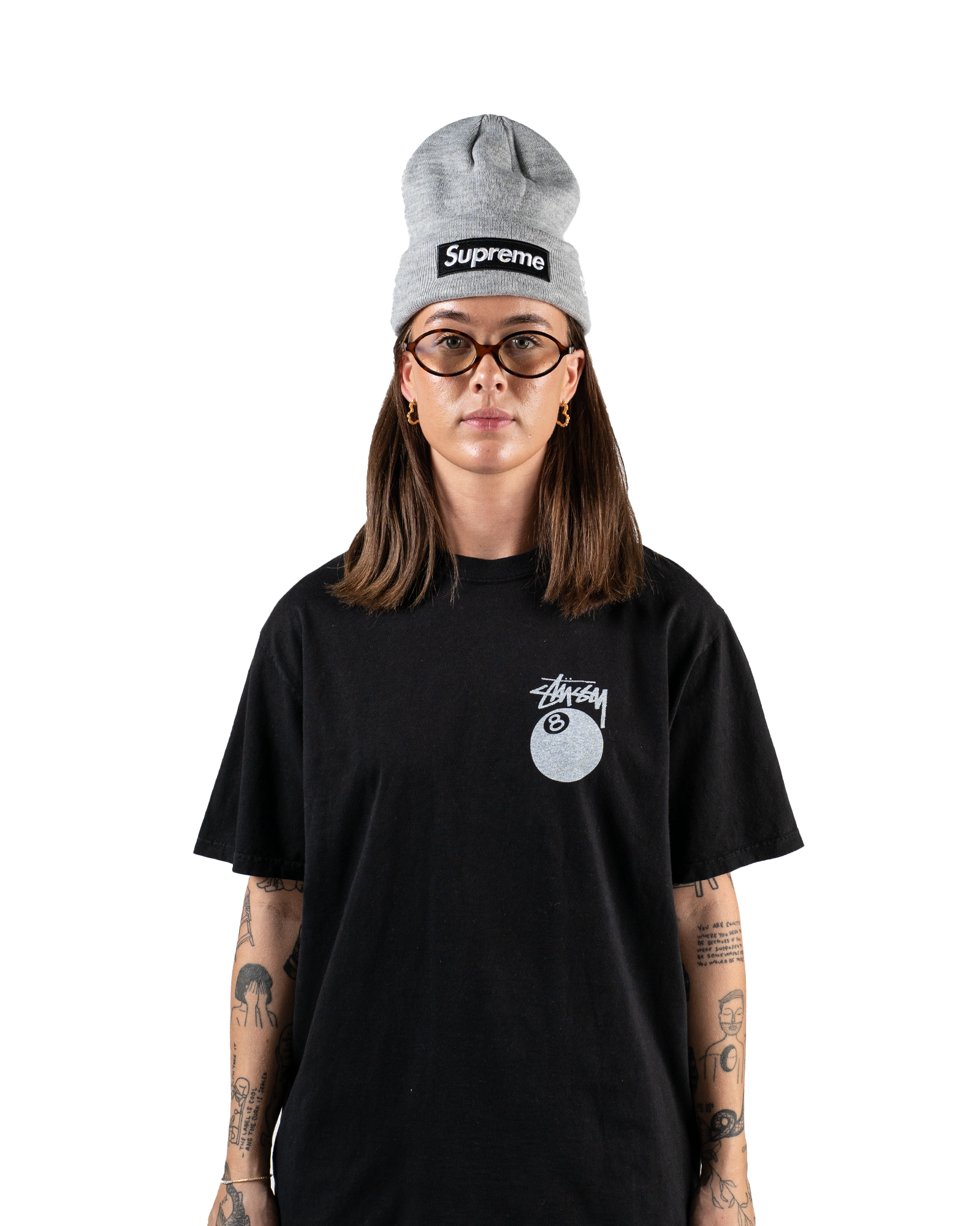 stüssy black t-shirt