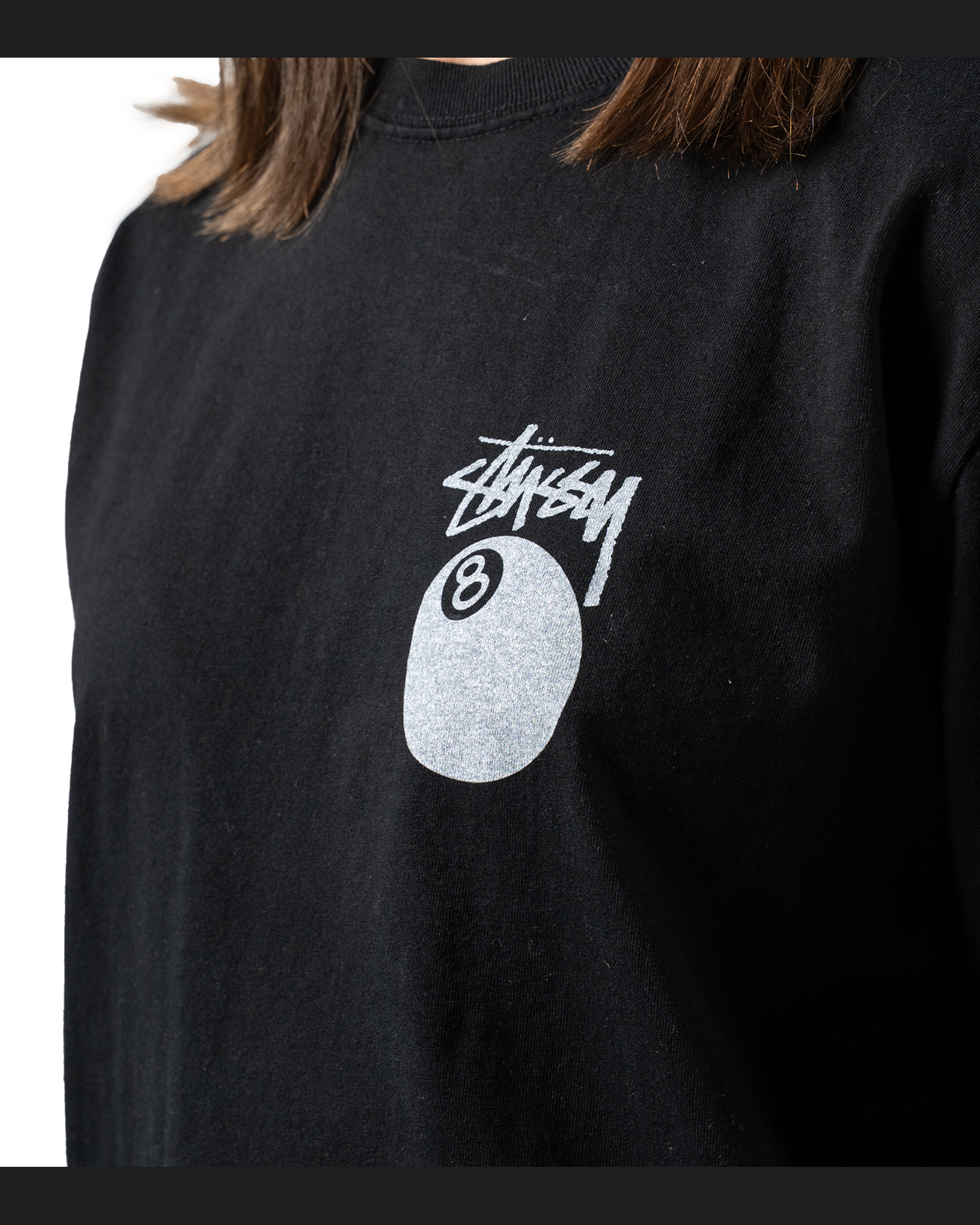 stüssy black t-shirt