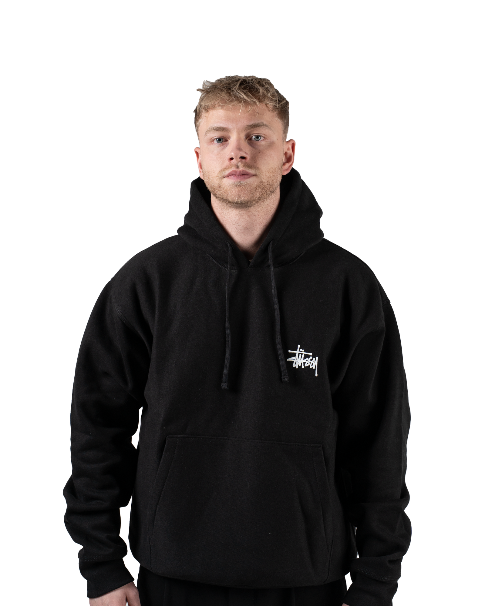 Stussy Basic Hoodie Black