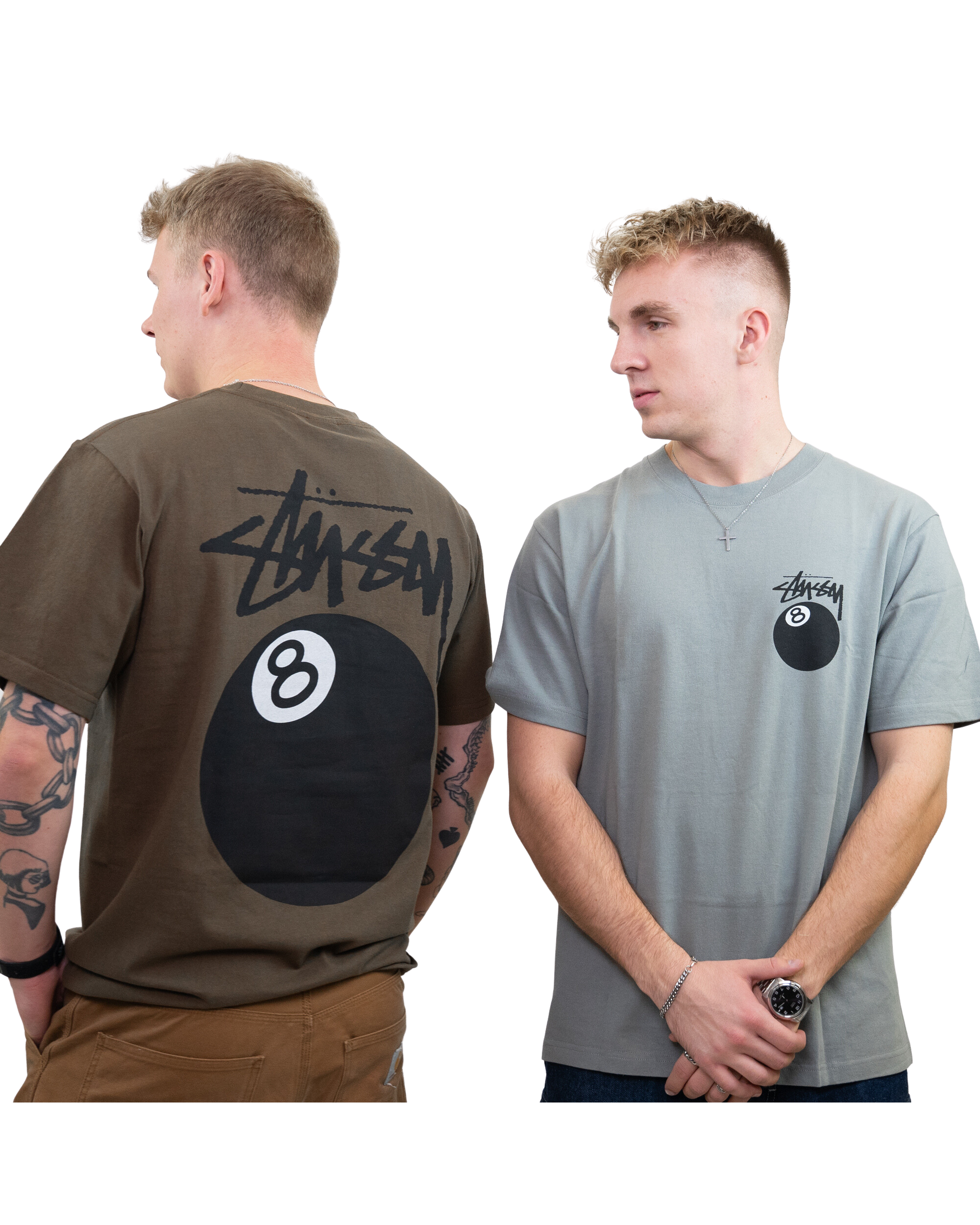 Stüssy 8 Ball T-shirt "Brown"