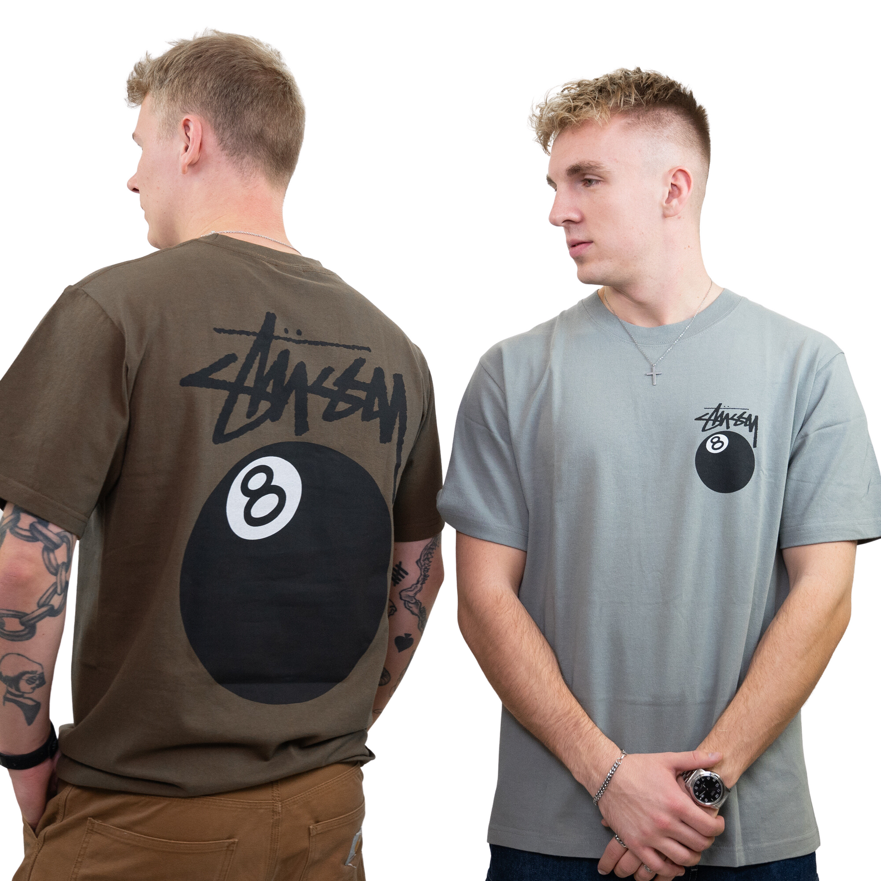 Stüssy 8 Ball T-shirt "Brown"