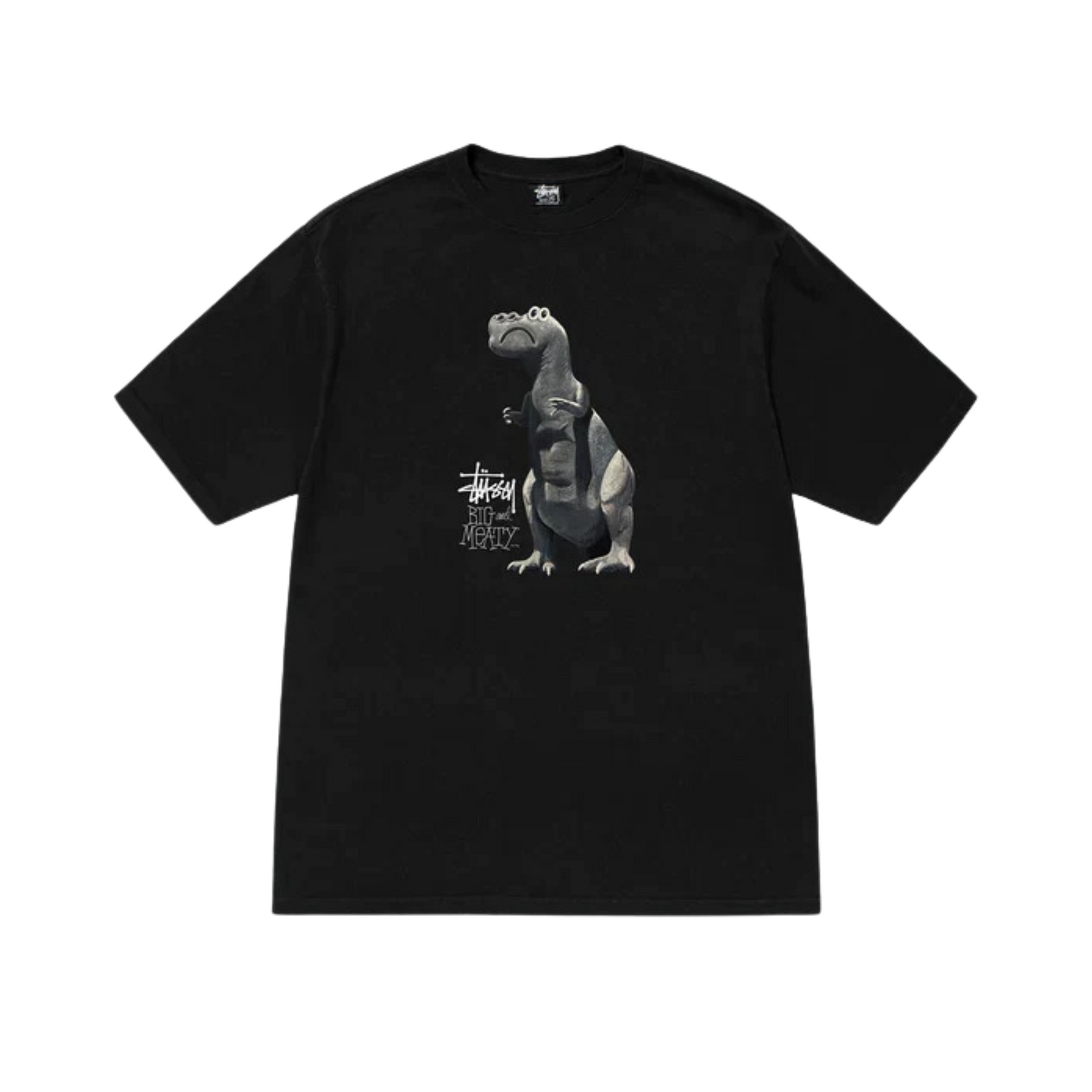 Stüssy Big & Meaty Pigment Dyed T-Shirt "Black"