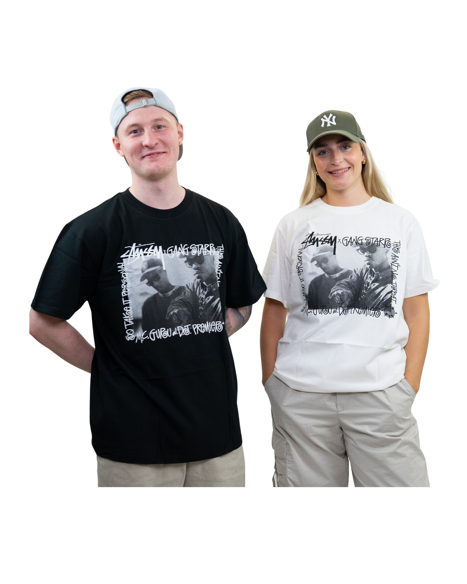 Stüssy Gang Starr Take It Personal T-shirt "White"