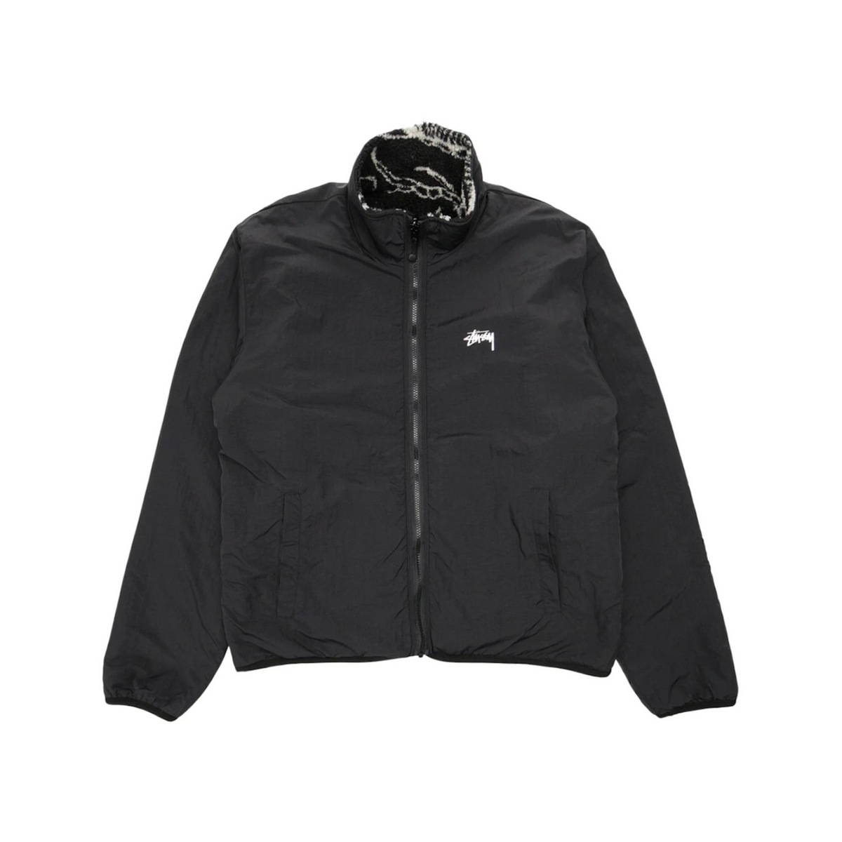 Stüssy Dragon Sherpa Jacket "Black" - street-bill.dk