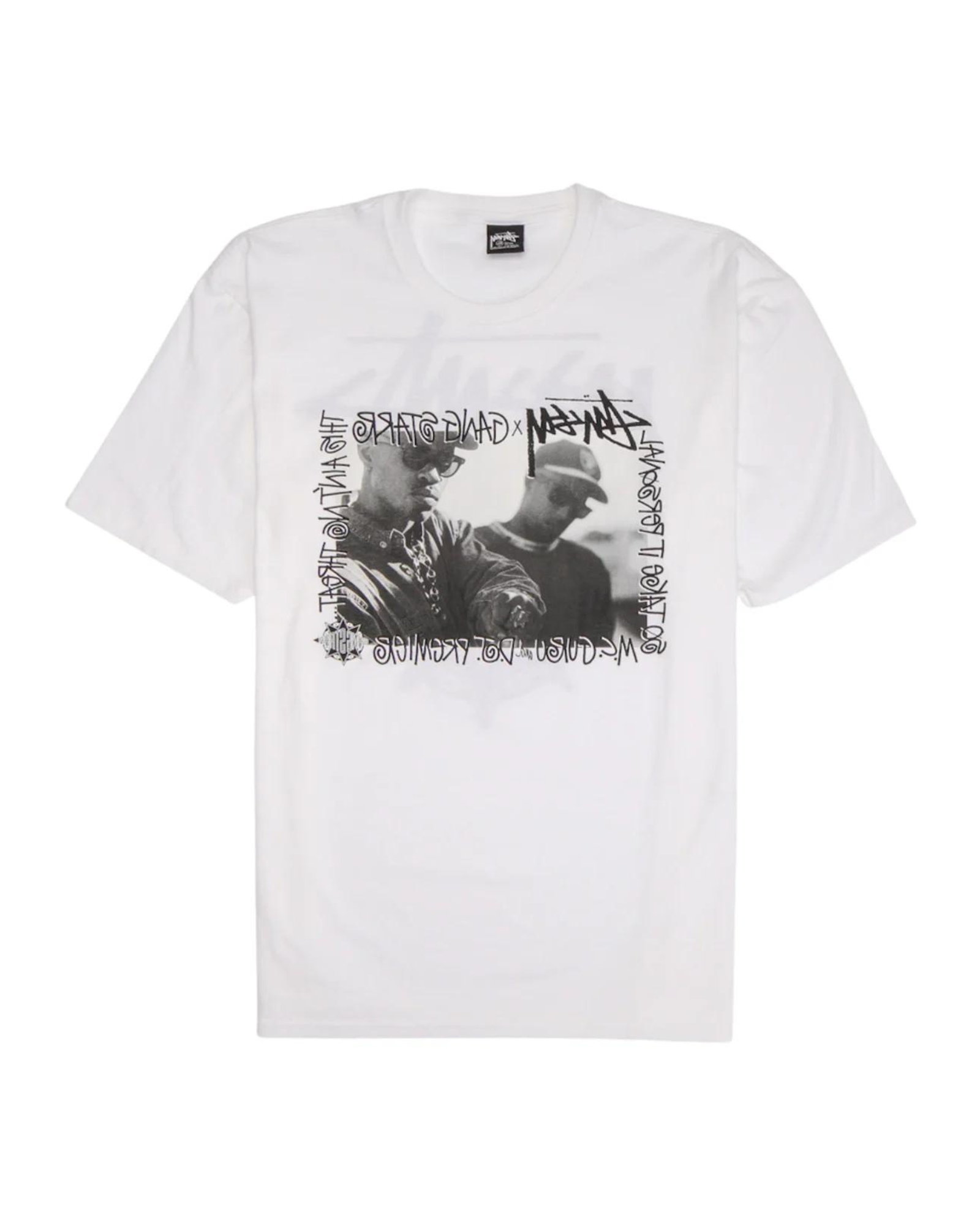 Stüssy Gang Starr Take It Personal Tee "White" - street-bill.dk
