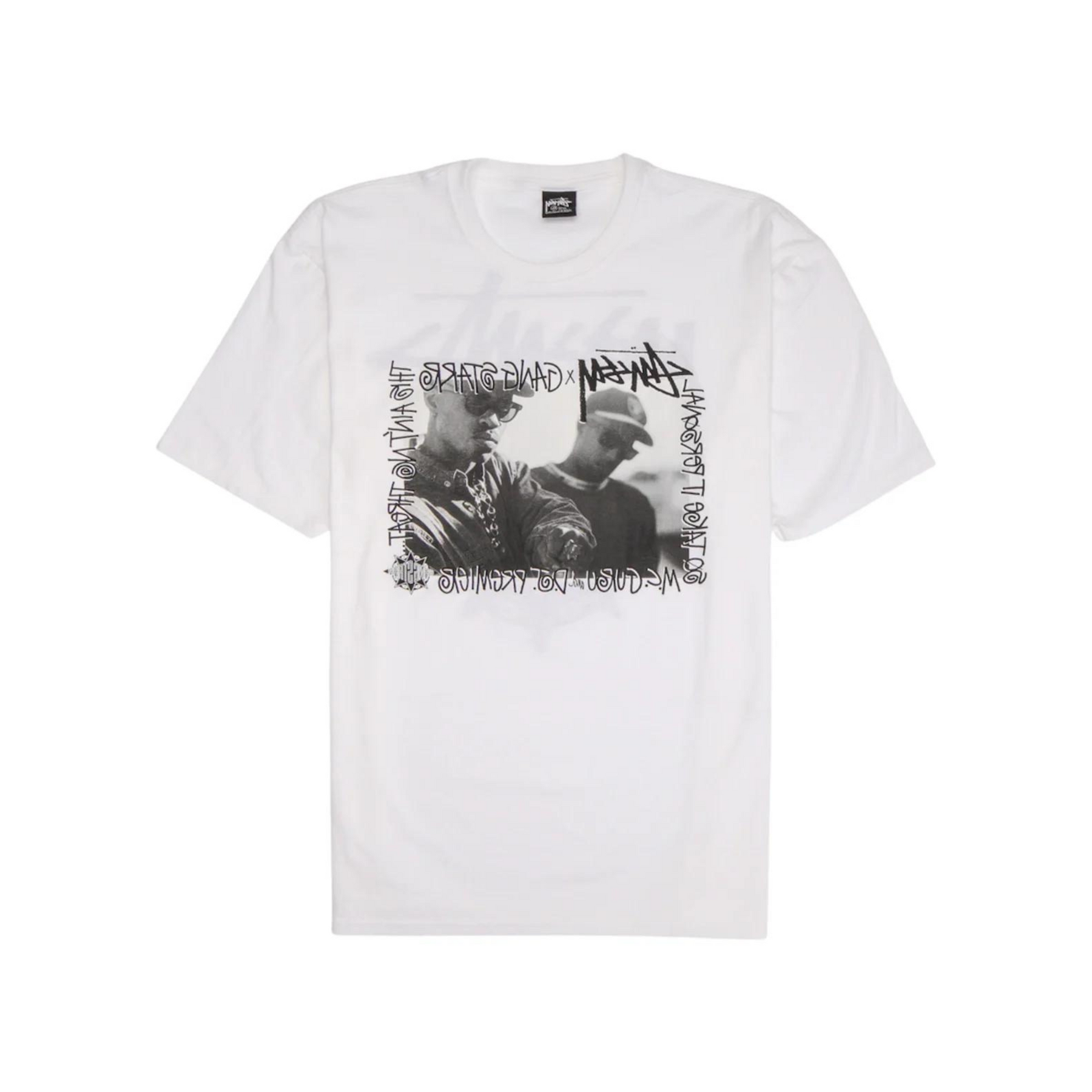 Stüssy Gang Starr Take It Personal Tee "White" - street-bill.dk