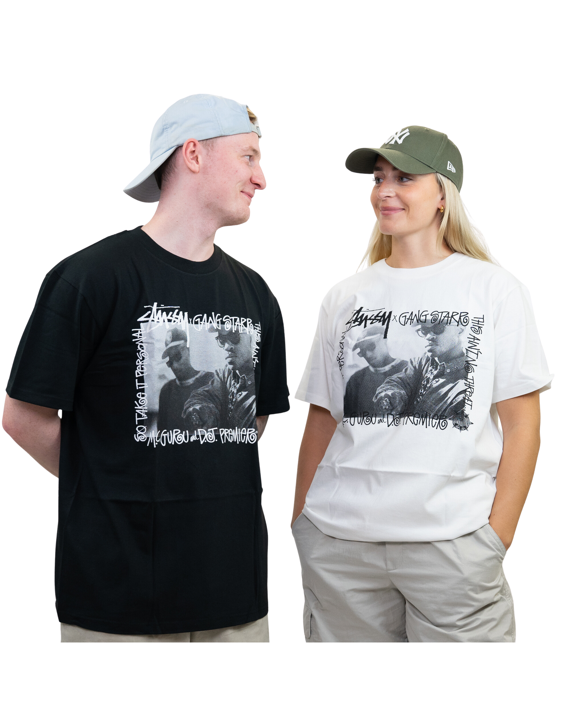 Stüssy Gang Starr Take It Personal T-shirt "White"