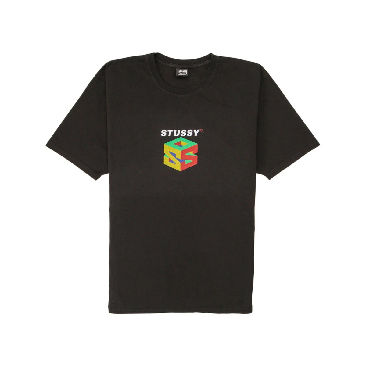 Stüssy S64 Pigment Dyed Tee "Black" - street-bill.dk